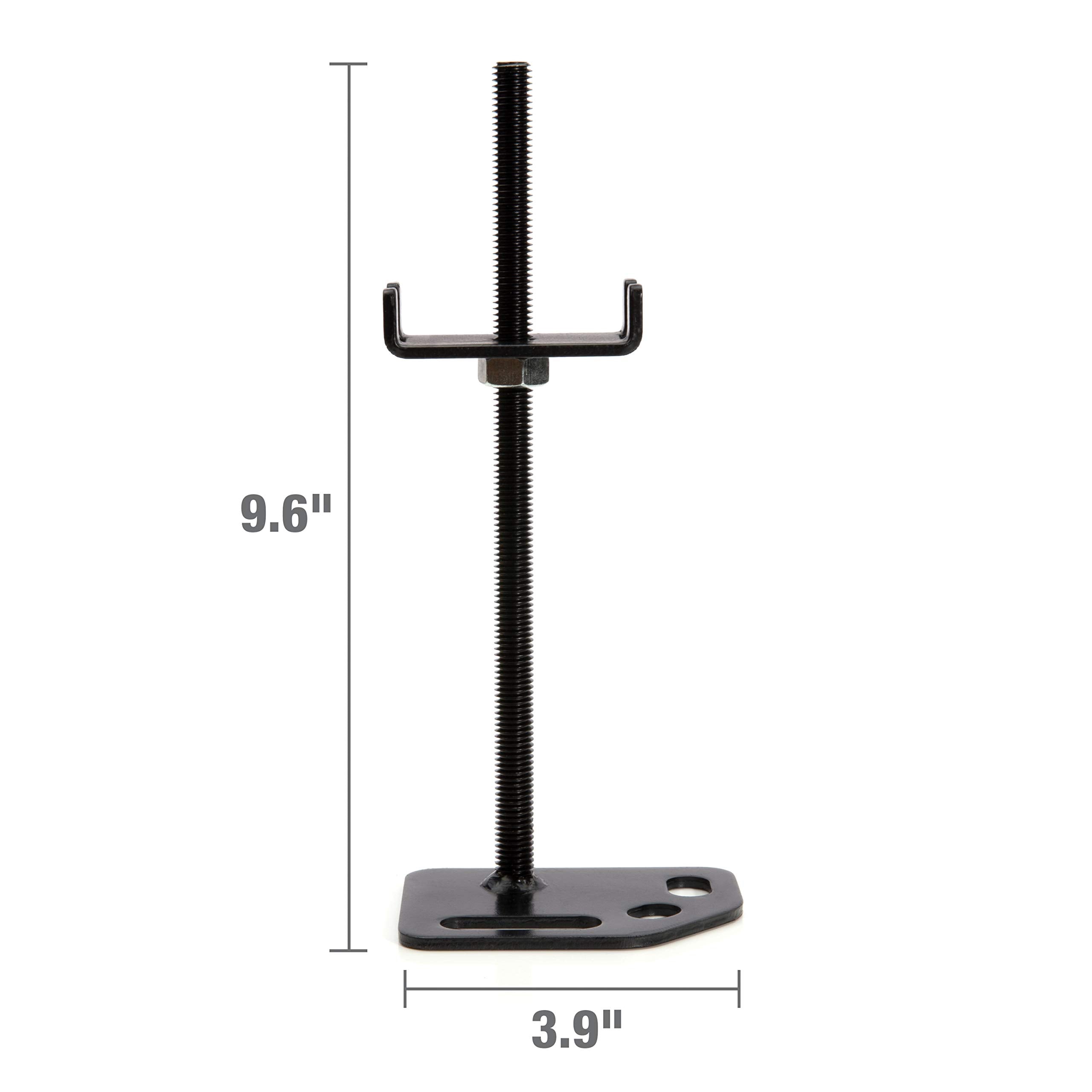 DEWALT Adjustable Shelf Leveling/Floor Anchoring Accessories Industrial Storage Racks, Durable Steel Mounting Plates, Wedge Anchors Included for Tipping Prevention