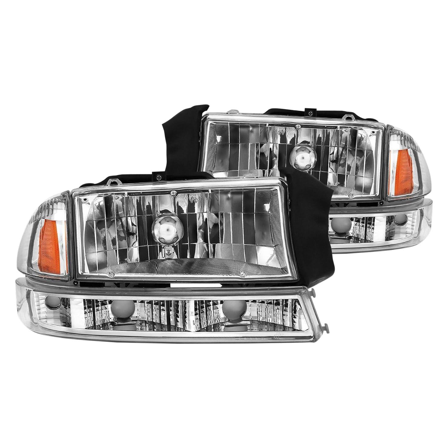 111455 Anzo, Usa Projector Headlamps Fits Dodge Dakota