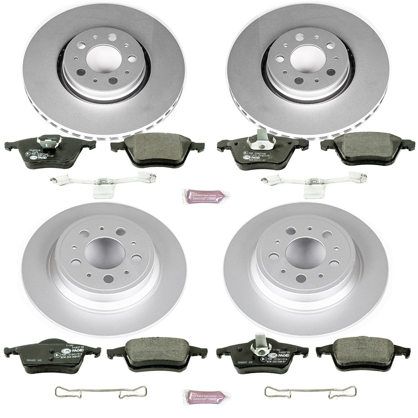 Euro-Stop Power Stop Brake Kit Front and Rear ESK4432