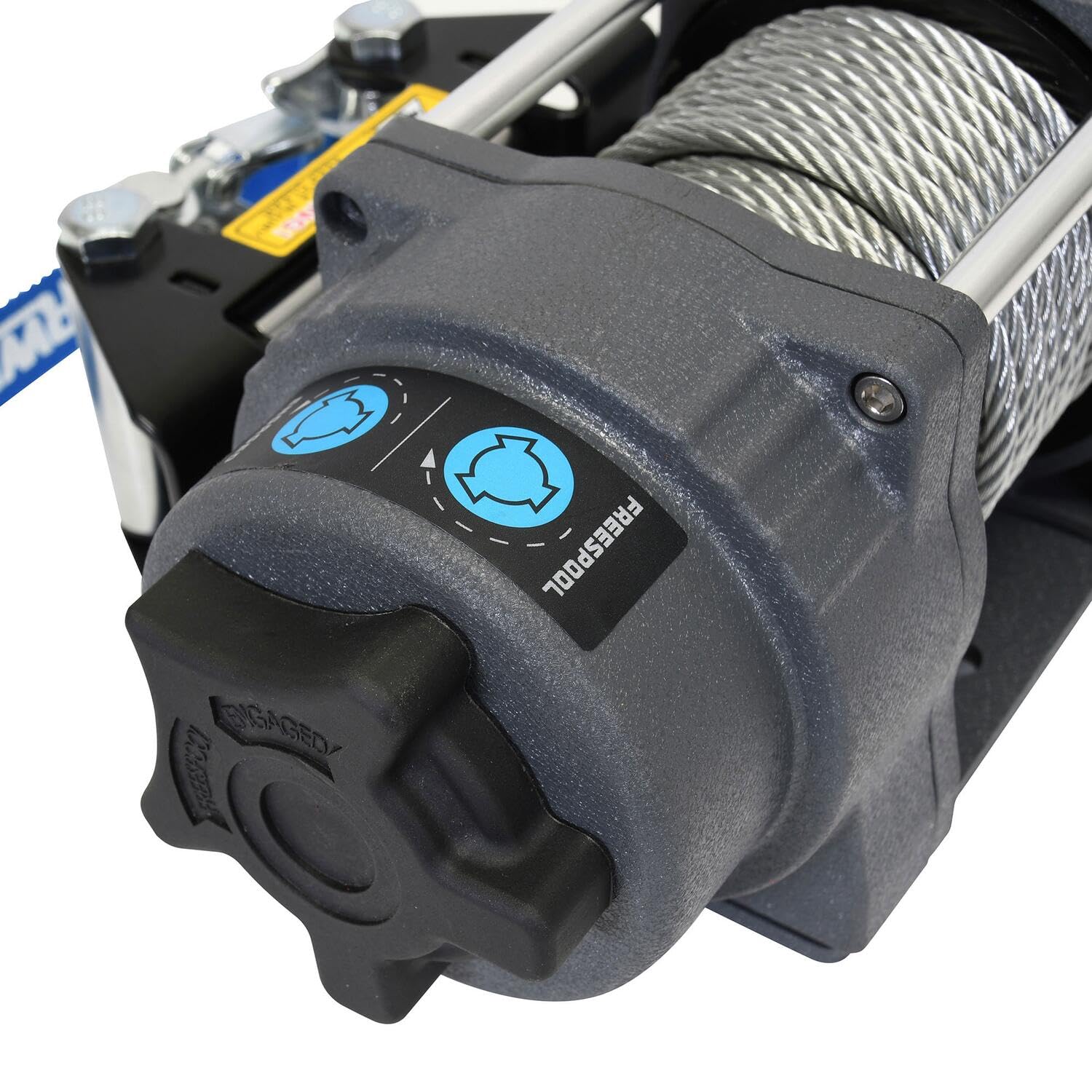 Winch Roller Fairlead 2500 lbs 40ft Steel Rope