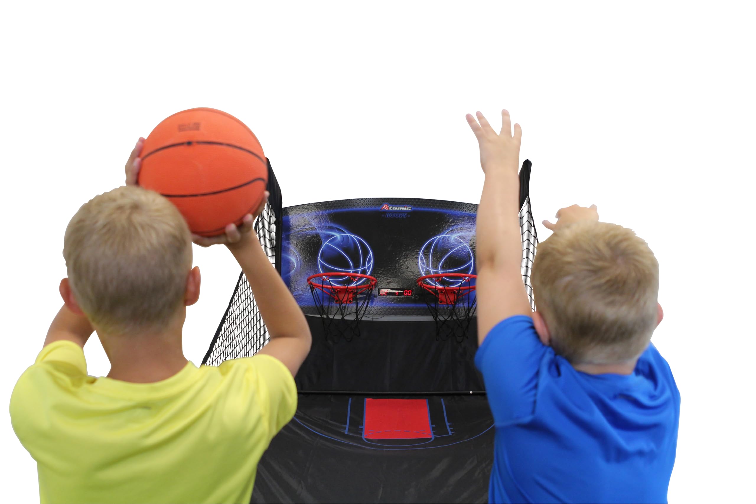 Double Shootout Atomic Deluxe Arcade Basketball Game