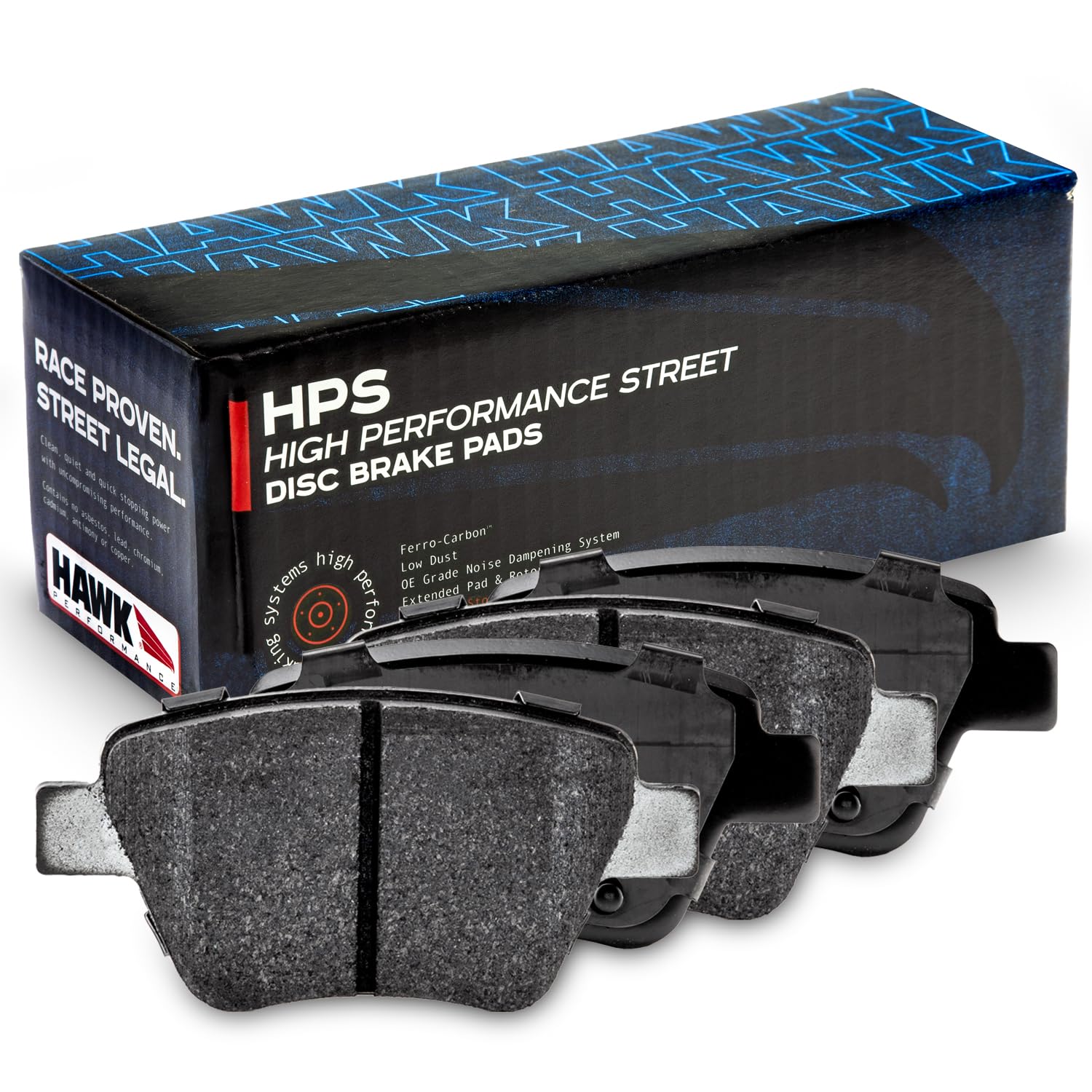 Hawk Performance HPS Performance Street Brake Pads HB695F.609