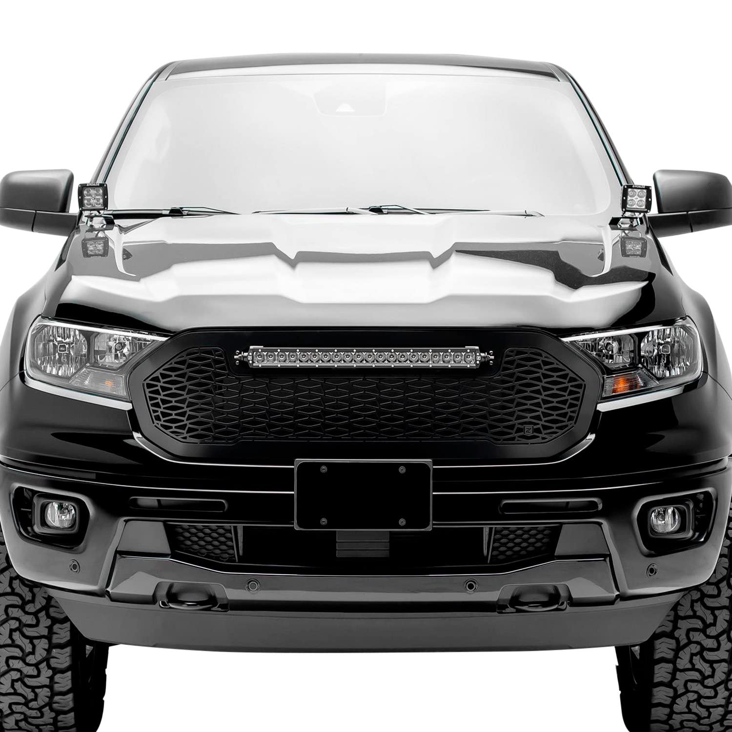 ZROADZ Grille 1 Pc Replacement 2019-2021 Ford Ranger with (1) 20" LED - PN #Z315821