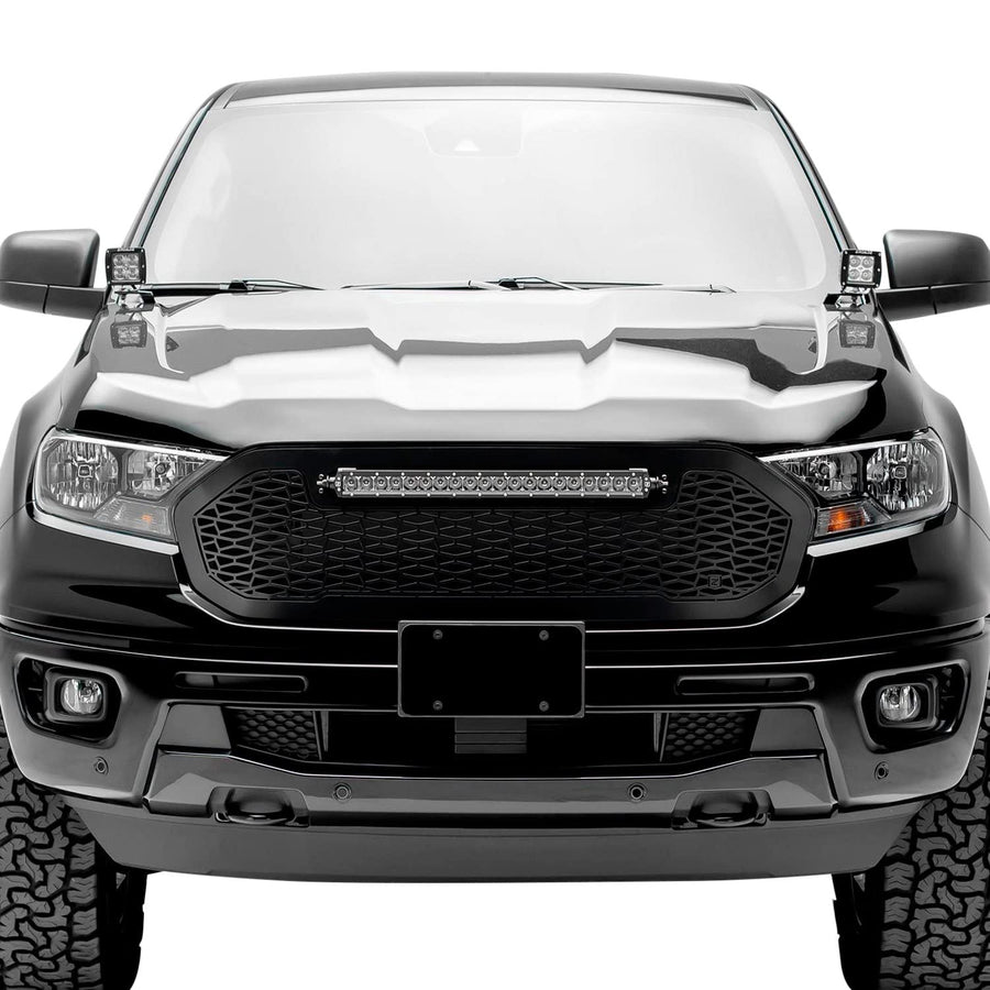 ZROADZ Grille 1 Pc Replacement 2019-2021 Ford Ranger with (1) 20" LED - PN #Z315821