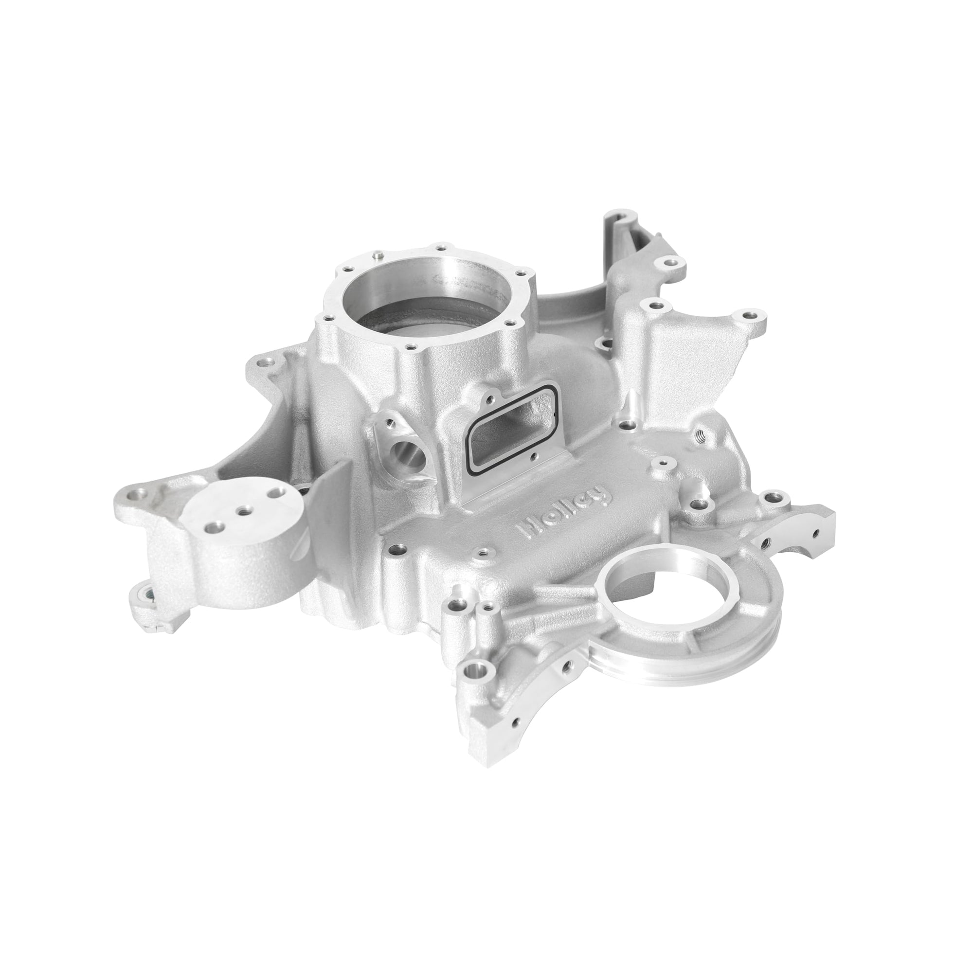 20-370 Holley Mid-Mount Complete Accessory Drive System - Natural Finish