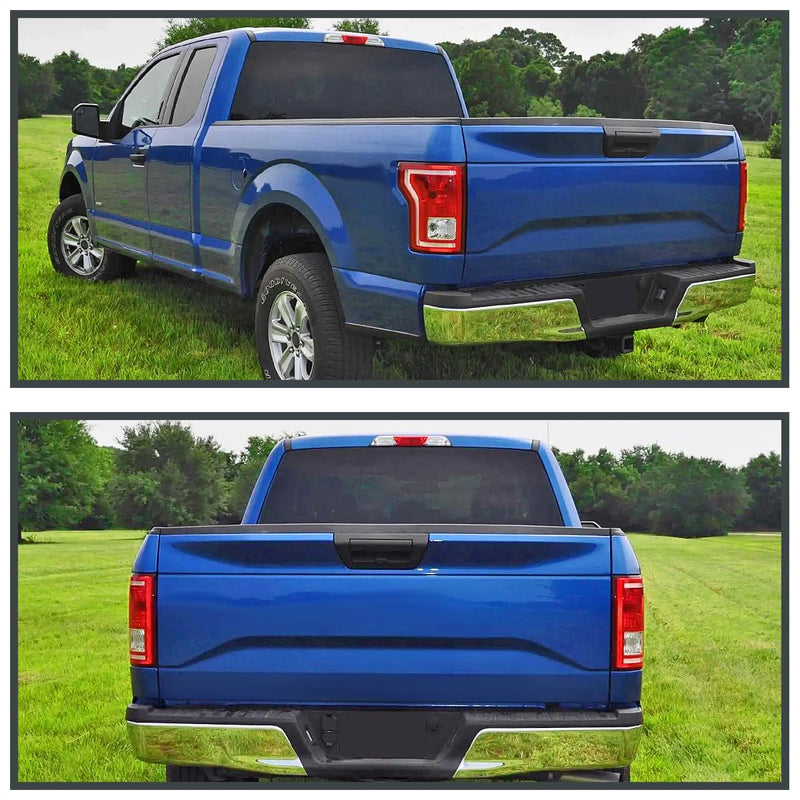 Left Driver Side SPEC-D TUNING Red Factory Style Tail Light Compatible with 2015-2017 Ford F150 F-150 Truck
