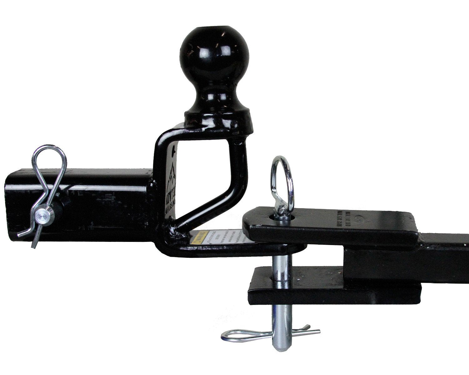 Trio HD Receiver ATV TEK 2 Inches Multi-Purpose Hitch with Ball Mount, Heavy-Duty Tow Hitch