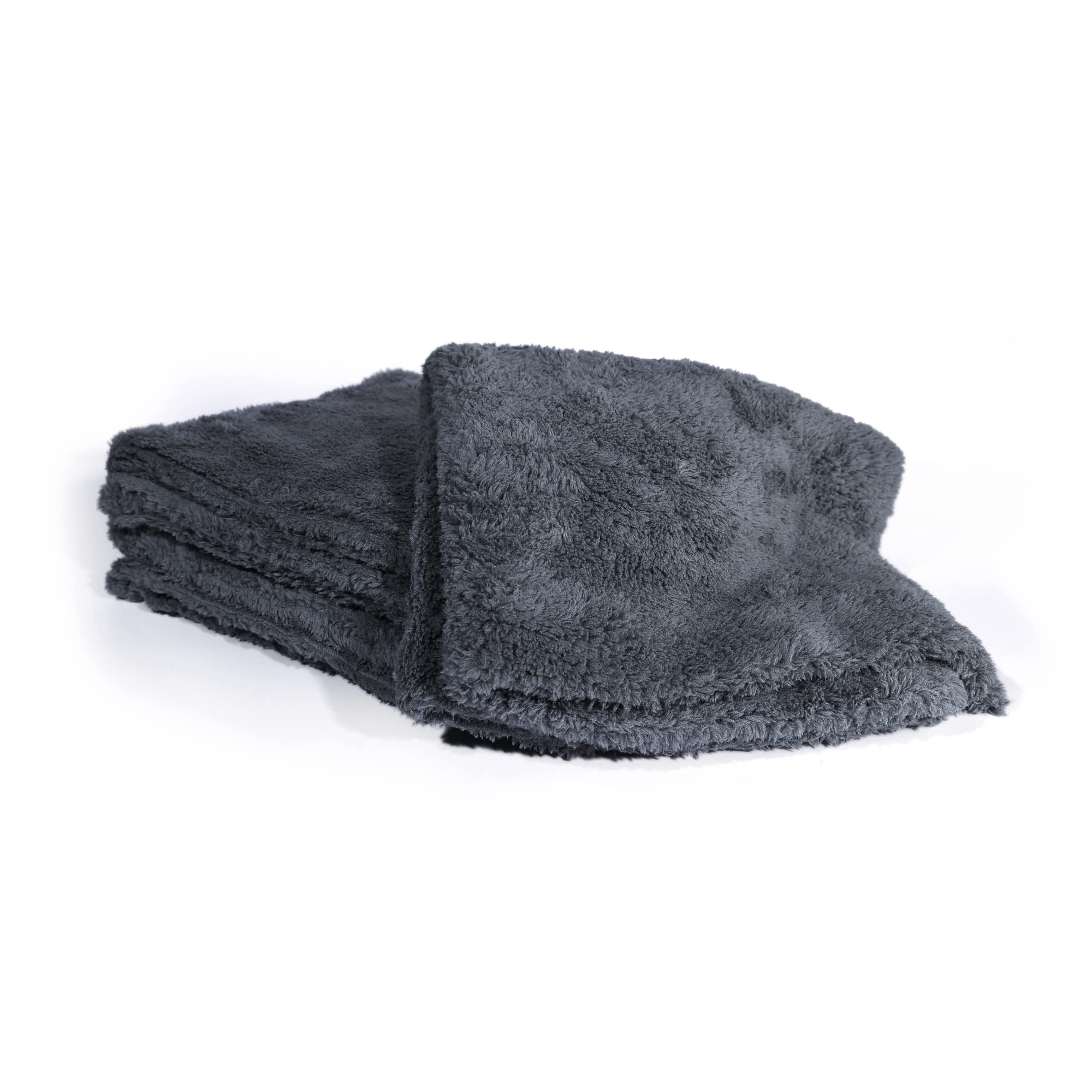 Microfiber 16" x 16" Maxshine 3-Pack Grey Towels – 600GSM Edgeless Design – Ultra-Soft, High-Absorbency Towels for Car Detailing, Polishing & Scratch-Free Cleaning