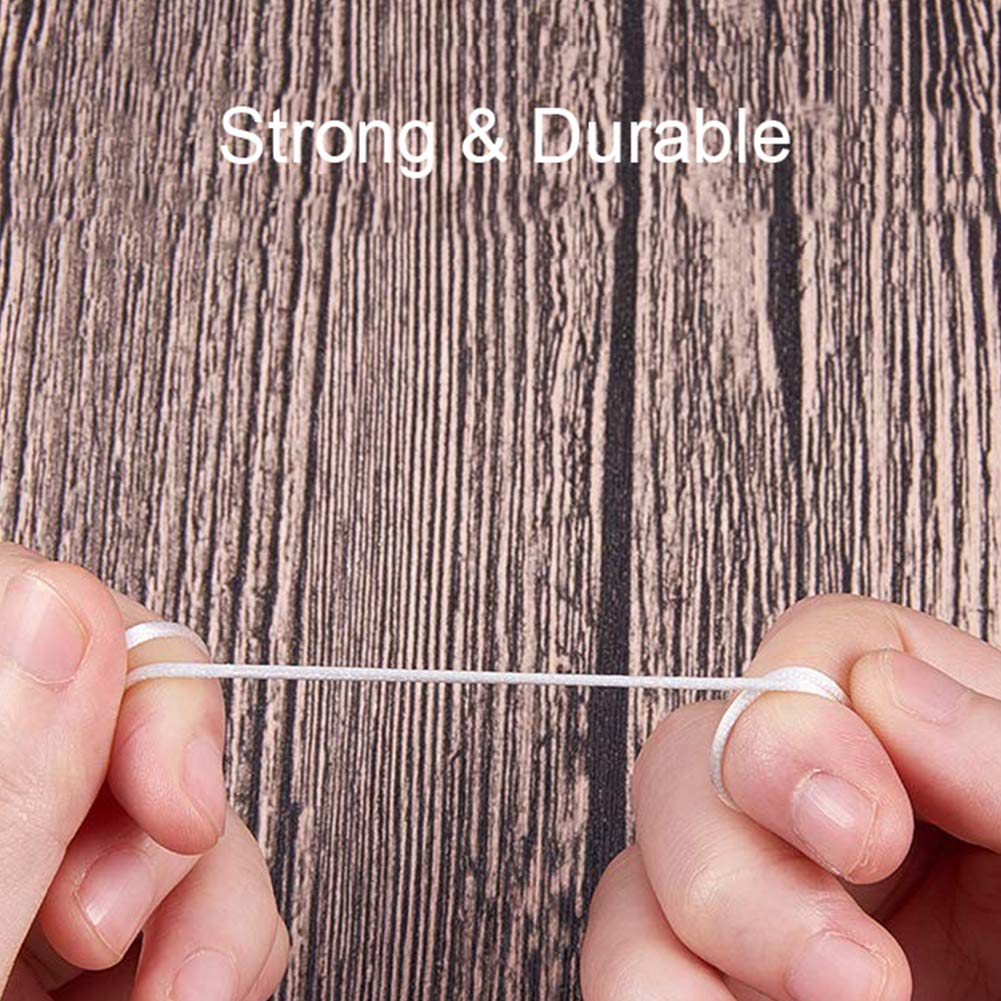 10 Bundles JEWELEADER About 260 Yard Nylon Jewelry Thread Cord 1mm Shiny Silky Rattail Cord Chinese Knotting Beading Cord for DIY Jewellery Making Macrame Kumihimo Shamballa Friendship Bracelet - Snow