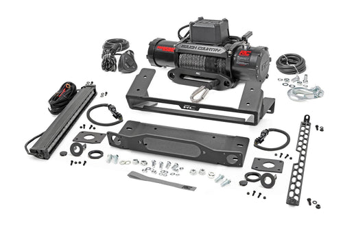 DRL LED Winch Mount Rough Country for 2021-2024 Ford Bronco | PRO9500S - 51096