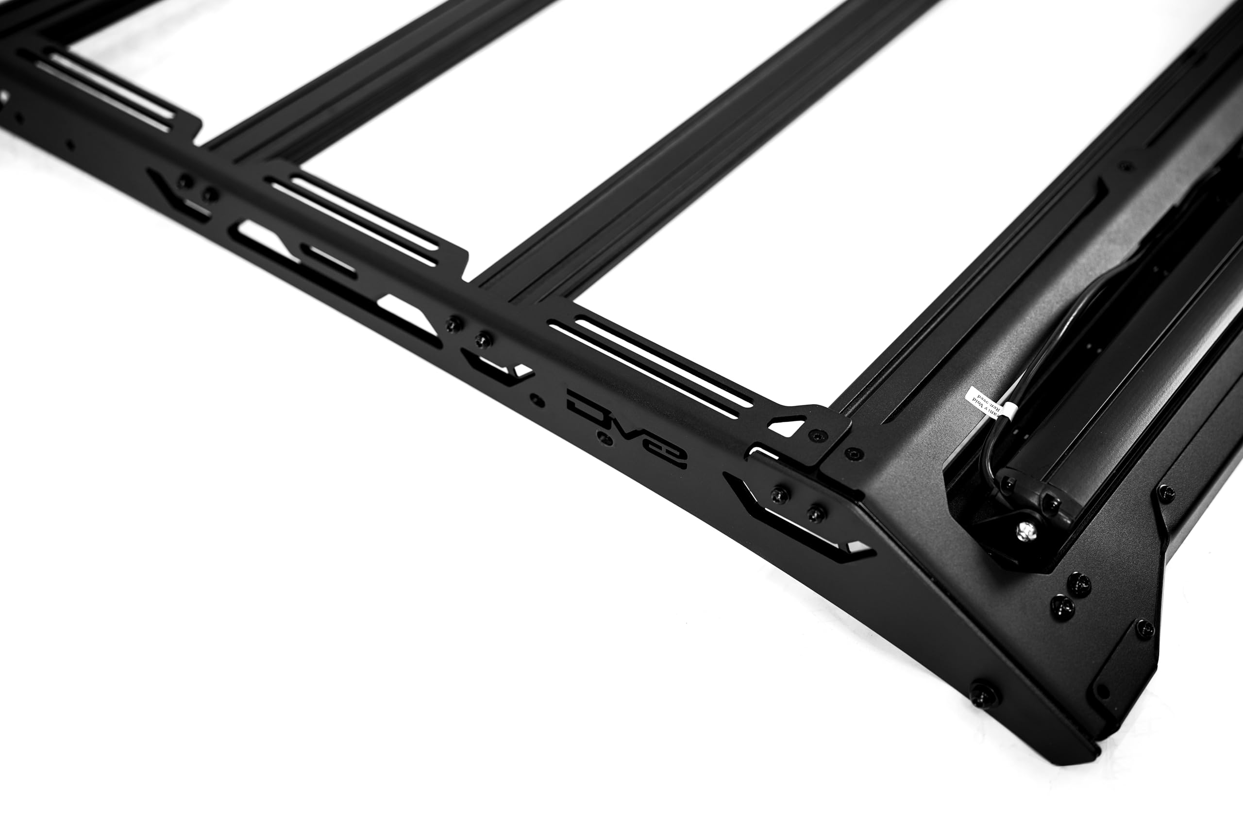 Light Mount Front for DV8 Offroad Roof Rack for 2024-2025 Toyota Tacoma Double Cab | Low-Profile Design | Runs (2) 20" Light Bars, (1) 40" Light Bar, or (10) 3" Pod Lights | Fully Bolt-On Installation