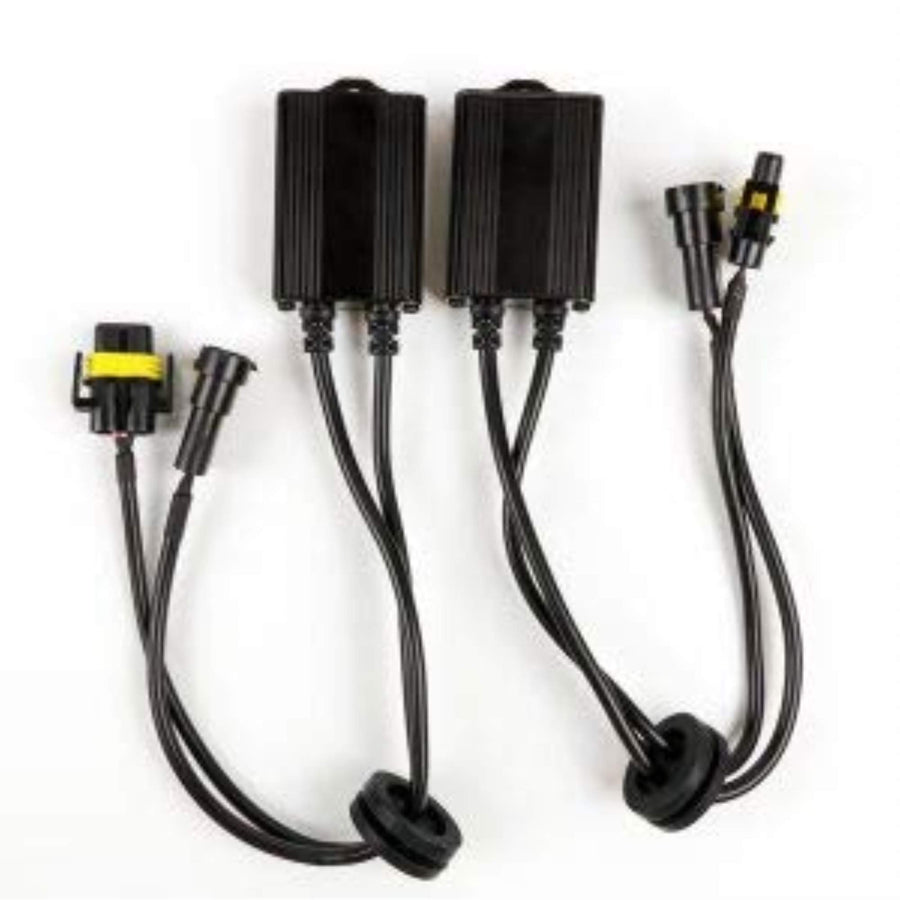 LED Decoder Harness Kit H11 (2 EA) - Arc Lighting Yellow PVC Wiring Harness