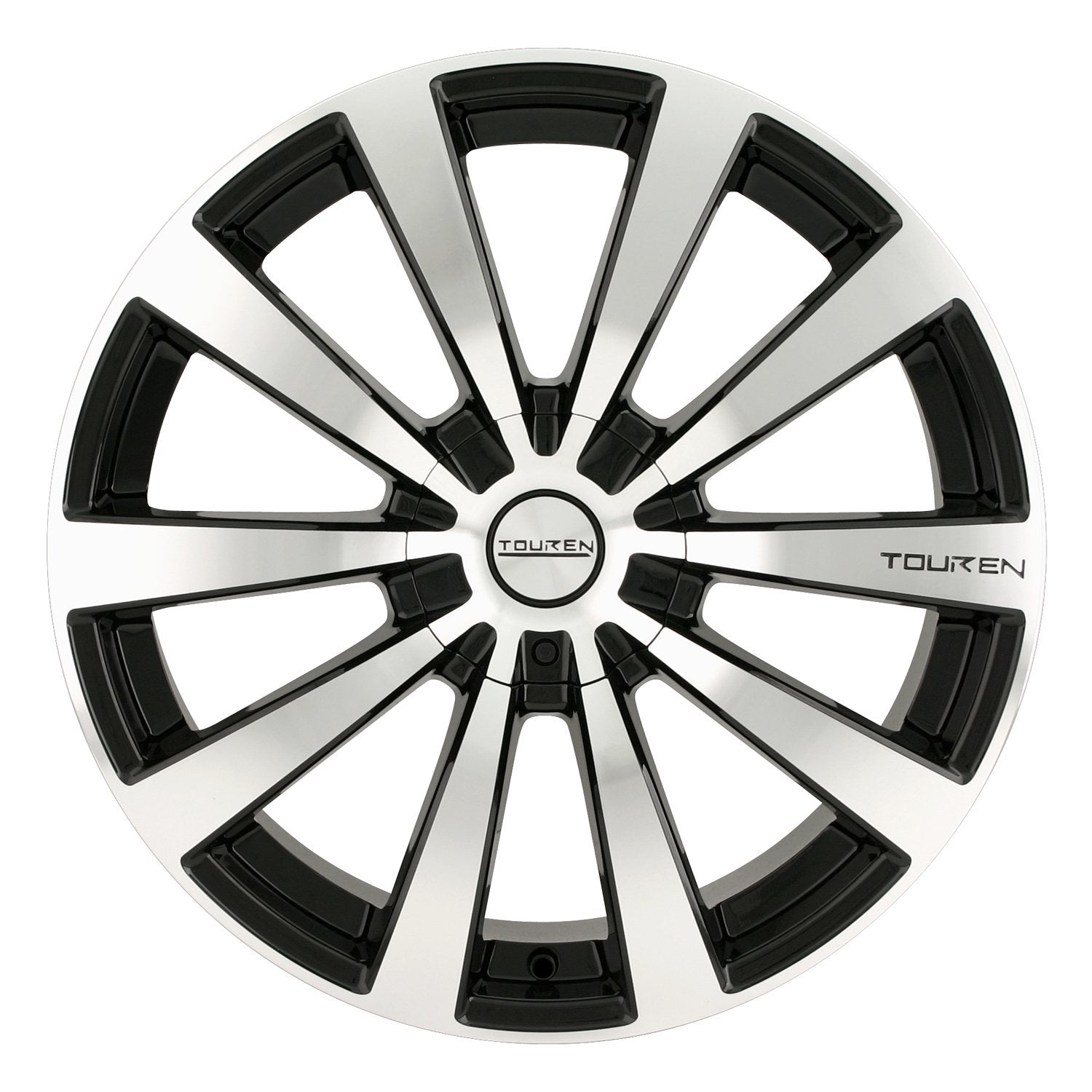 17x7 TR3, Bolt Pattern: 5x112/120, Offset: 40, BLACK/MACHINED FACE/MACHINED LIP, set of 1