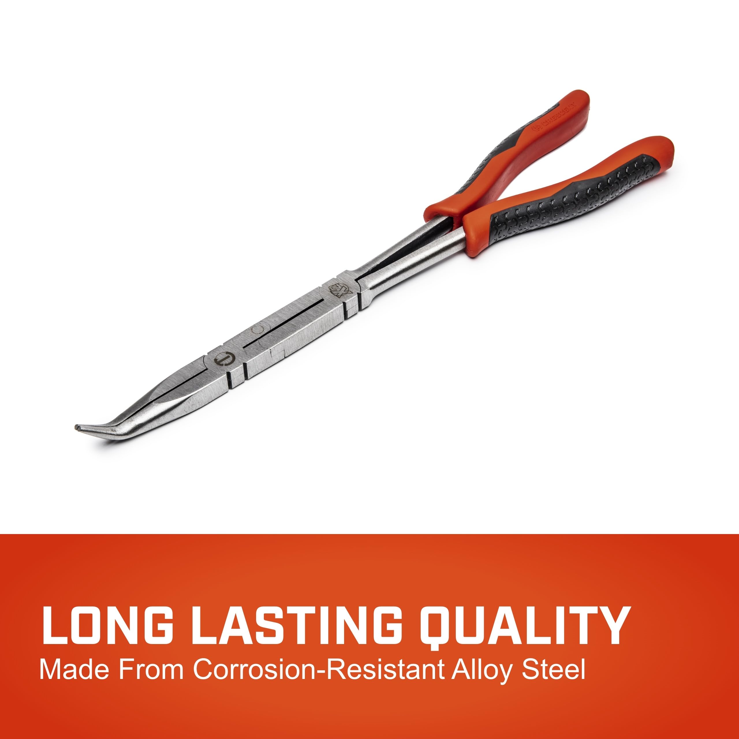 Crescent 13" Dual Material X2™ Long Reach Bent Nose Pliers - PSX201C-06