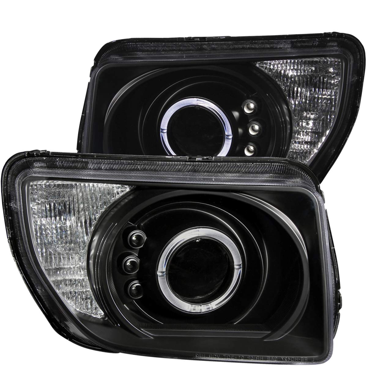Black Halo Anzo USA 121432 Projector Headlight with Clear Lens