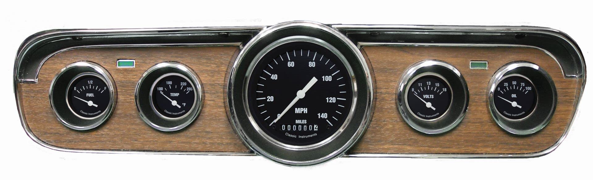 Hot Rod Series Classic Instruments MU65HR00 Gauge Package