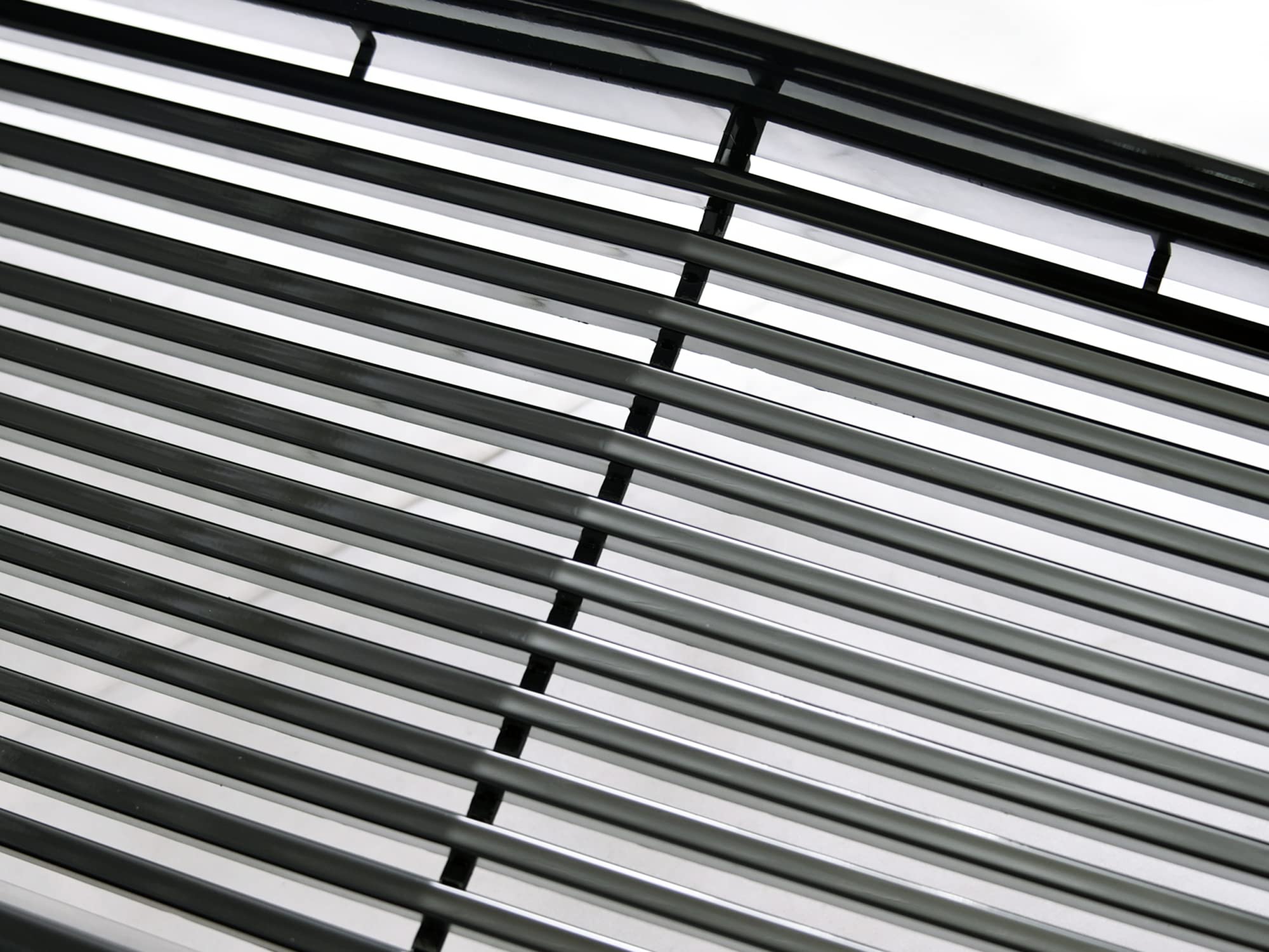 7148420 Armordillo USA Horizontal Front Hood Grille - Gloss Black Fits 2005-2009 Ford Mustang