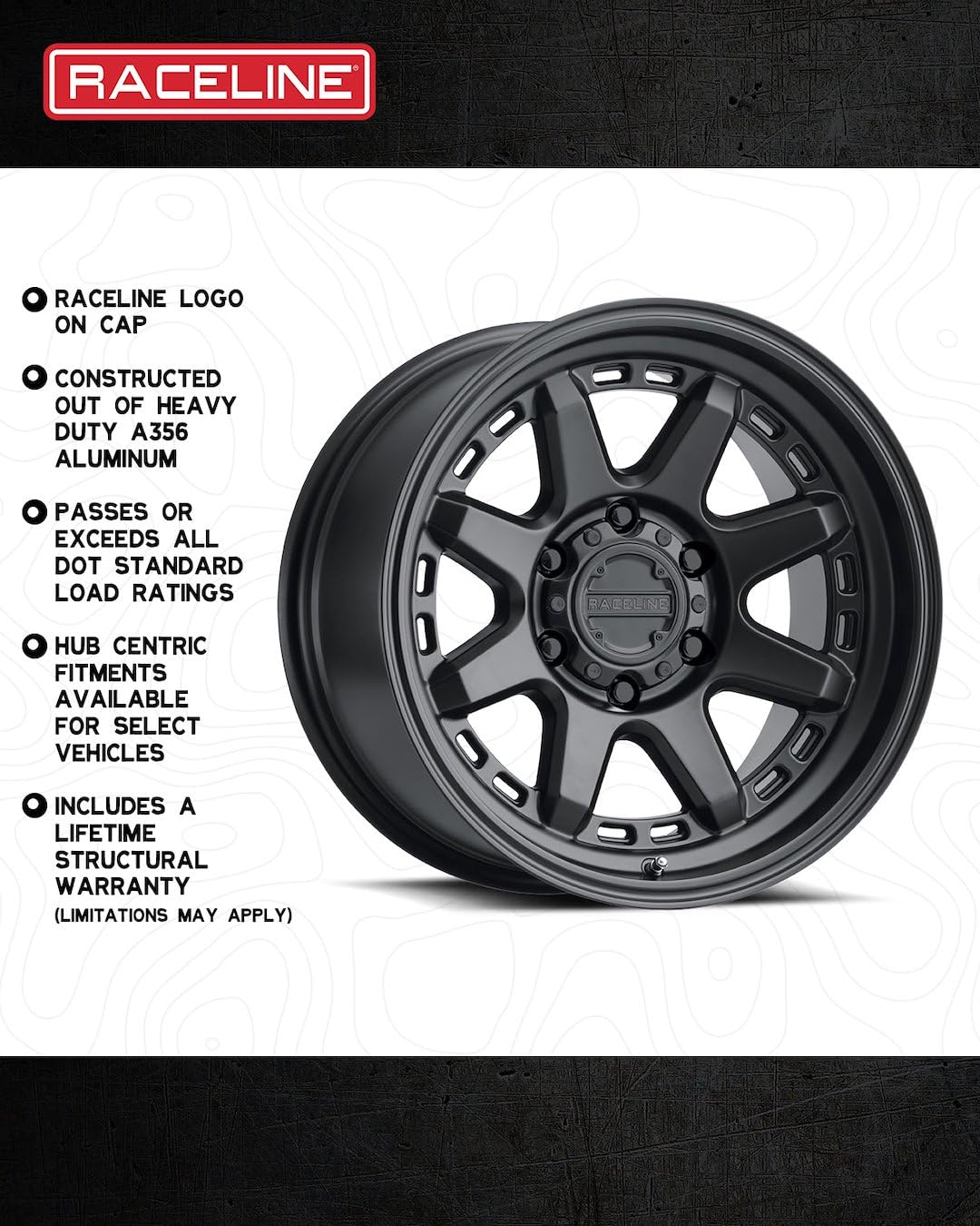 Scout 947 Raceline Wheels Satin Black Wheel (20 x 10. inches /5 x 127 mm, -19 mm Offset)