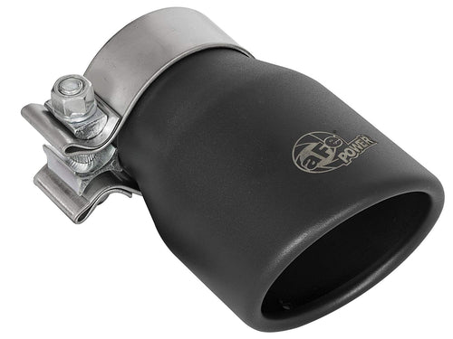 Black Stainless Steel aFe Power 49T25354-B06 Exhaust Tip