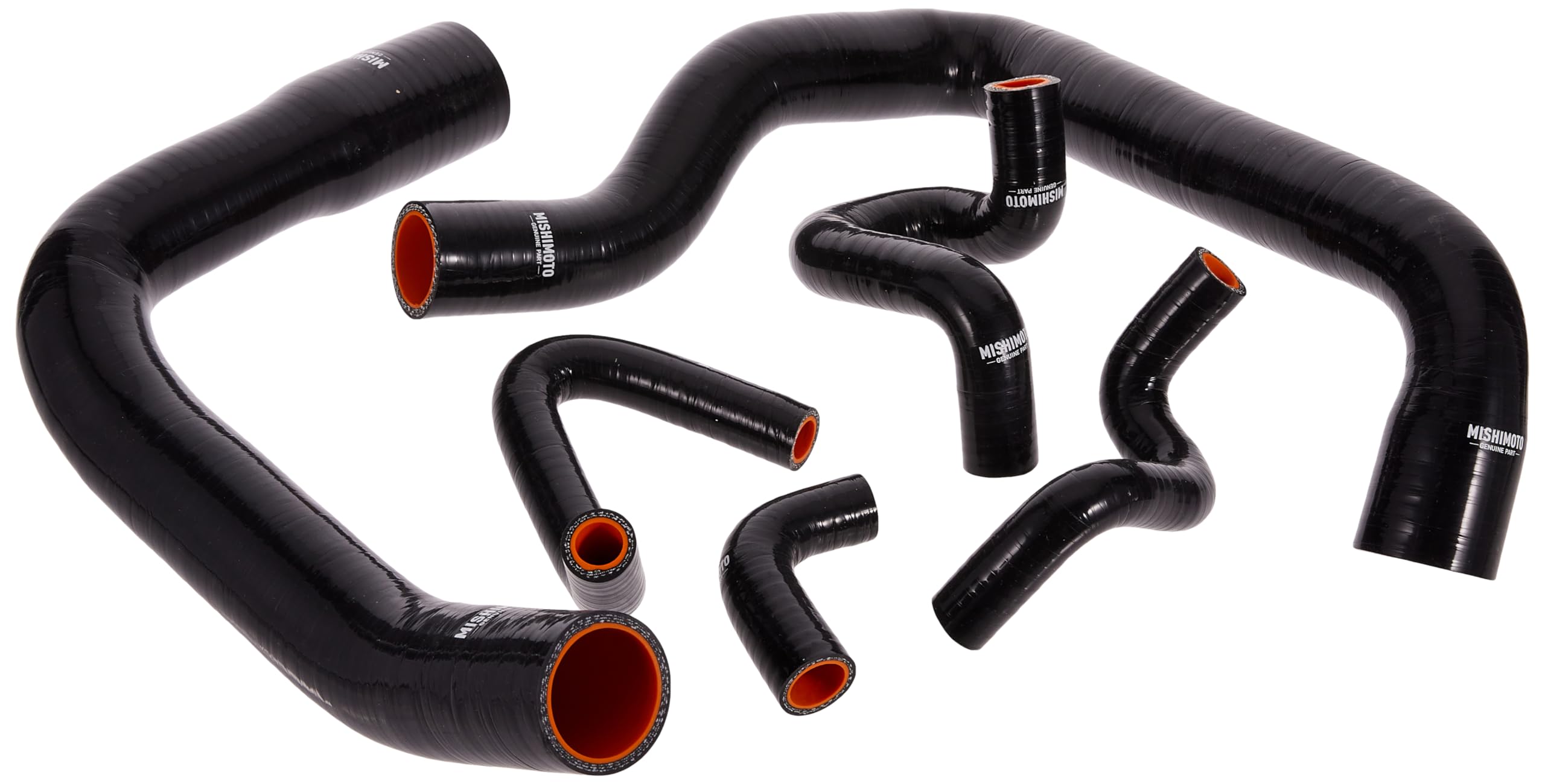 Mishimoto Silicone Radiator Hose Kit MMHOSE-MUS-86BK Fits Ford Mustang GT Cobra 1986-1993 Black