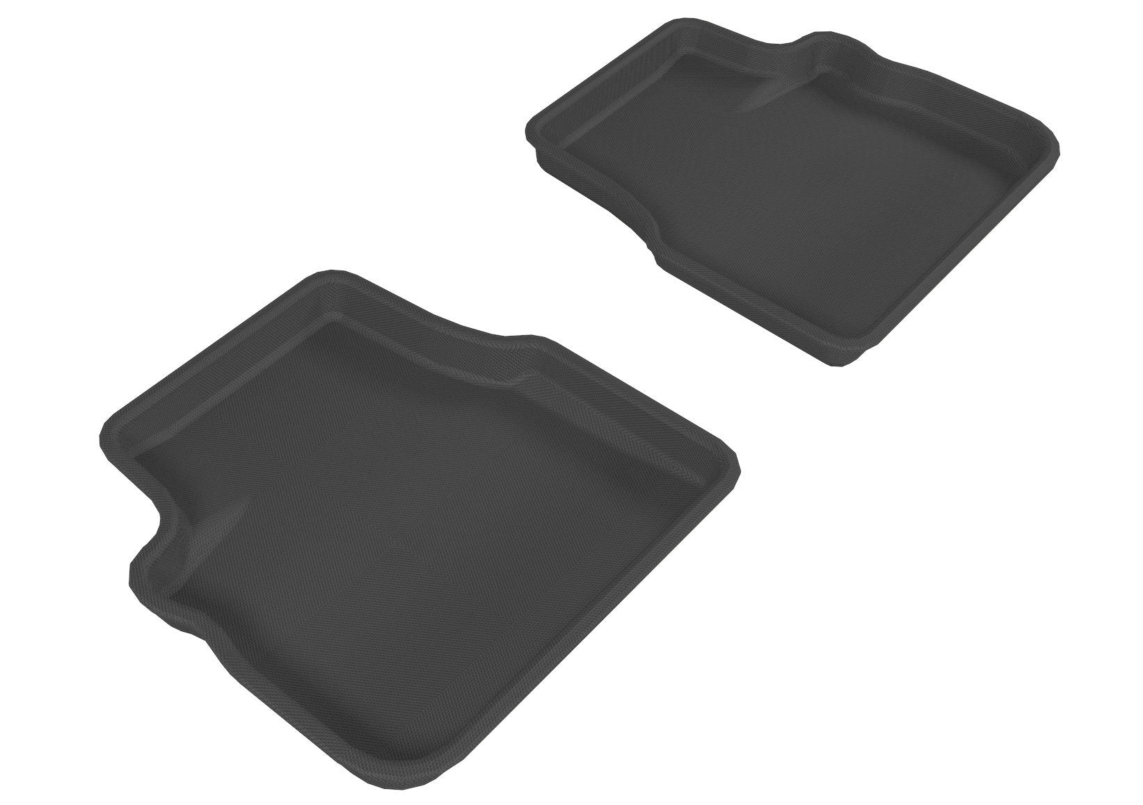 3D MAXpider Kagu Custom Fit Floor Mat (Black) Compatible with Subaru Forester 2009-2013 / Impreza 2008-2011 / WRX / WRX STI 2008-2014 - R2