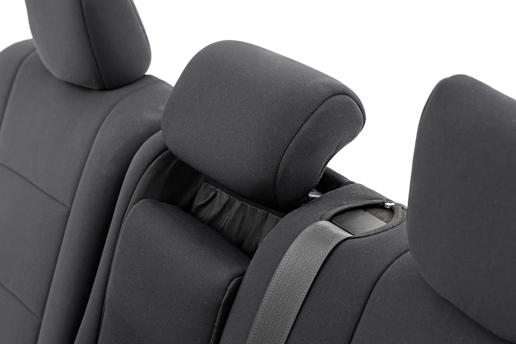 Rough Country Neoprene Seat Covers for Jeep Grand Cherokee 2011-2022 - 91046,Black, Front | Rear