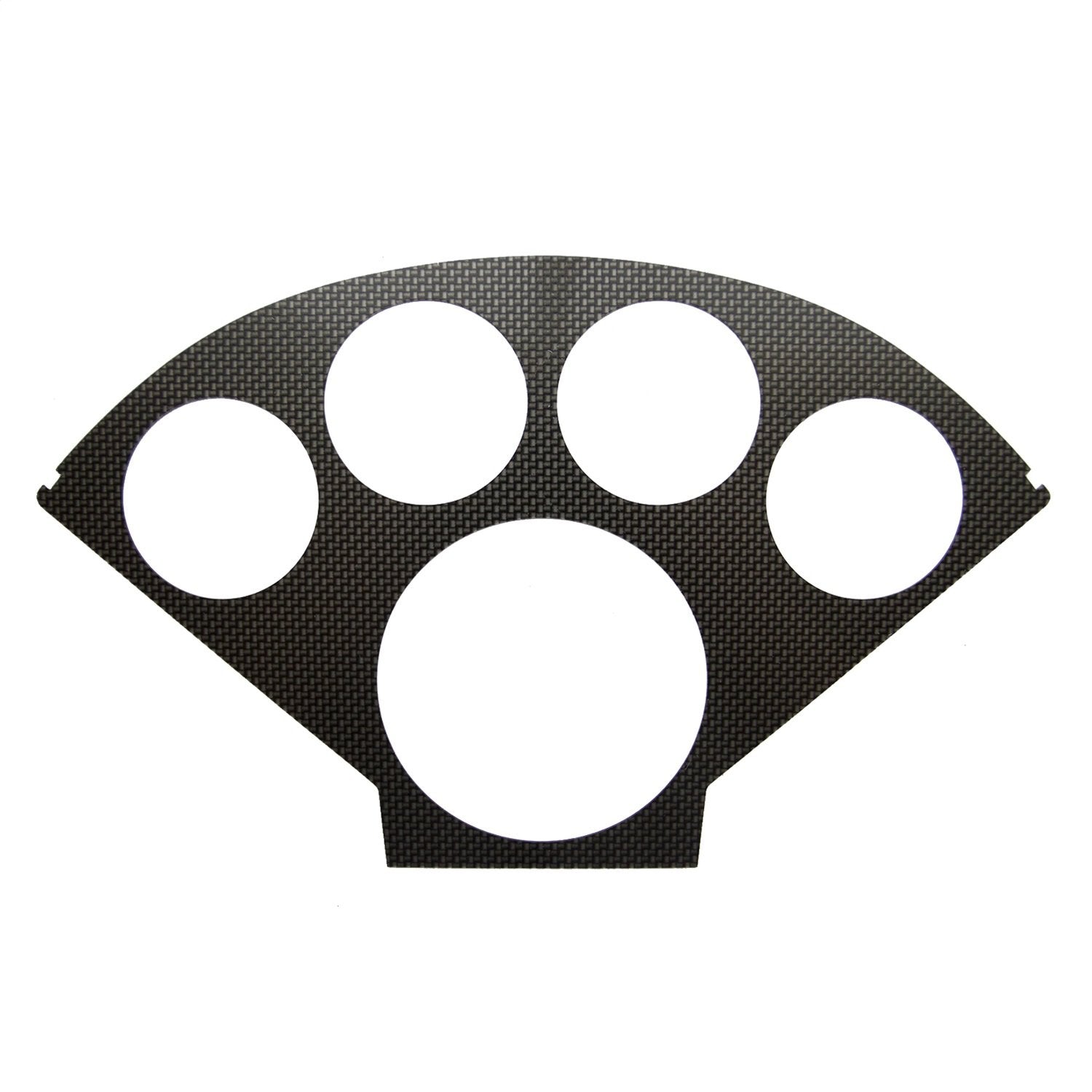 Carbon Fiber Look Auto Meter Faceplate 2123