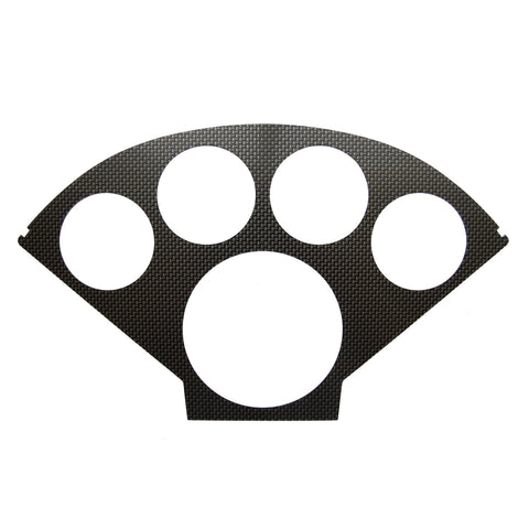 Carbon Fiber Look Auto Meter Faceplate 2123