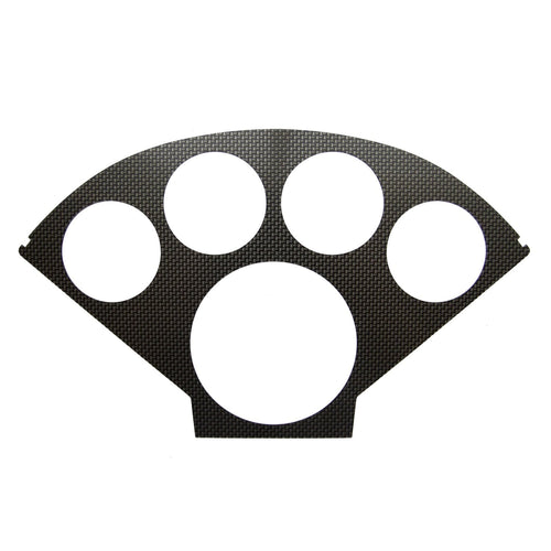 Carbon Fiber Look Auto Meter Faceplate 2123