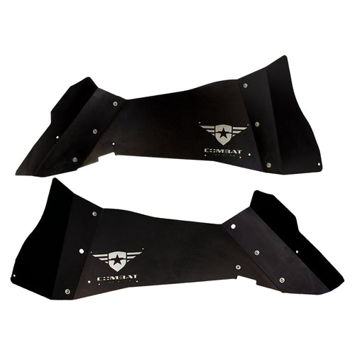 Battle Ready Combat Off Road Aluminum Inner Fender Kit - Rear Pair - Compatible with Jeep Wrangler JK/JKU