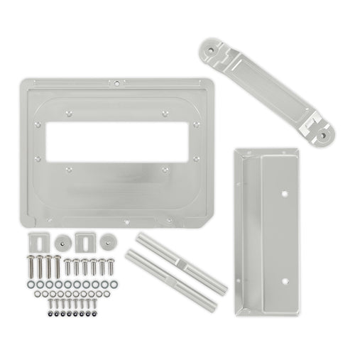 Billet Aluminum Battery Tray Kit Scott Drake E7ZZ-10732-BL