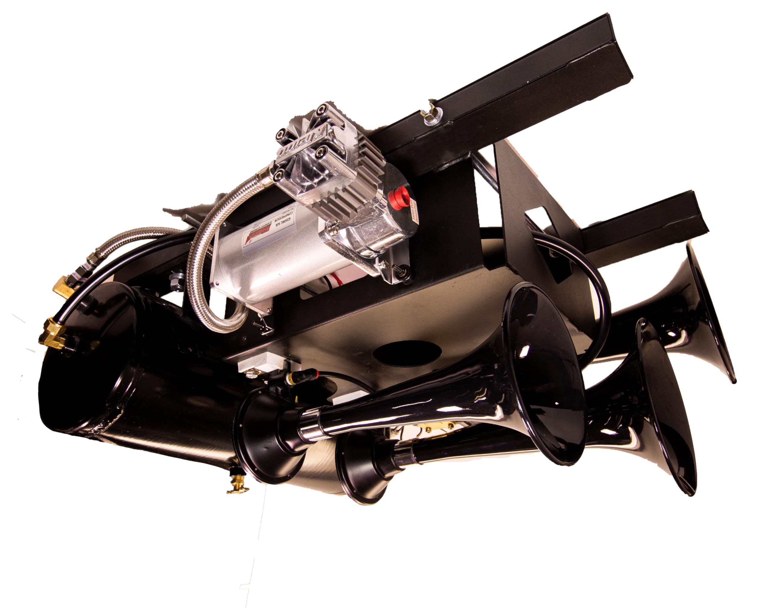 Train Horn System Bolt-on with 230 Triple Horn and Spare Tire Location Mounting System