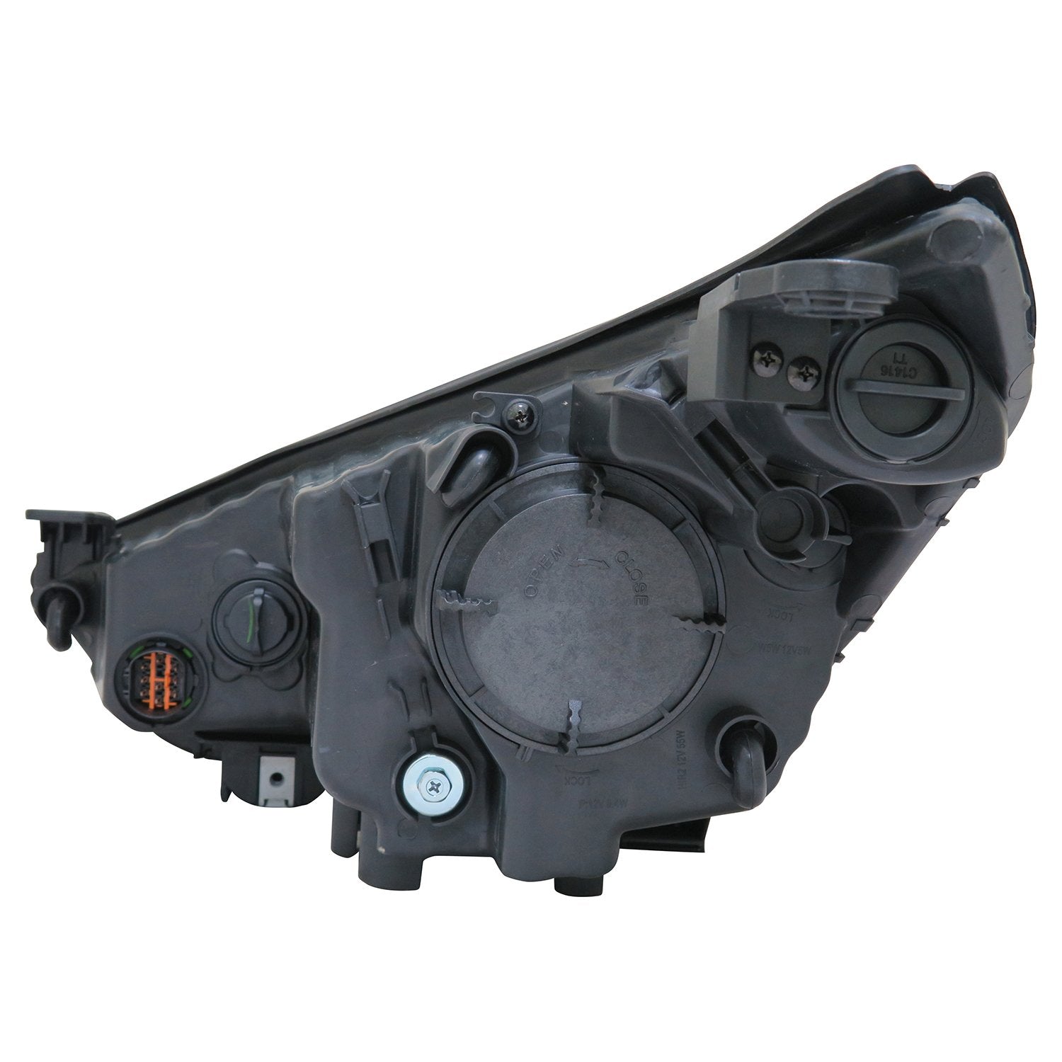 Right TYC Headlight Assembly Compatible with 2014-2015 Hyundai Tucson