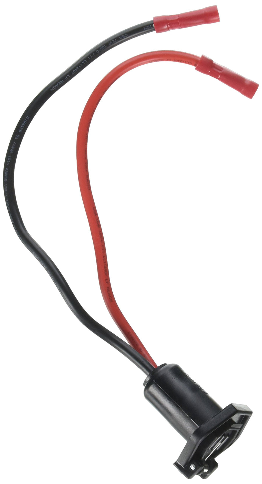 Sierra International V-Groove WH10610-1 Male Boat Side Trolling Motor Plug 12V with Butt Connectors - Each