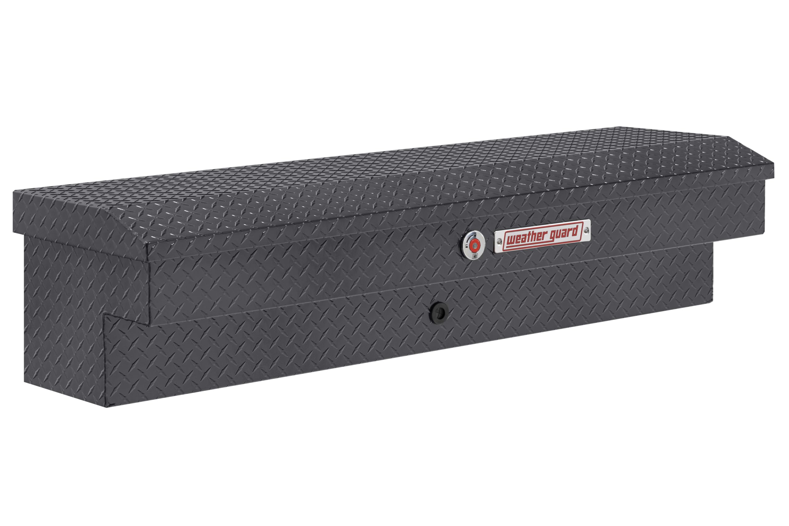 Weather Guard 56in Model 174-6-04 Lo-Side Box, Aluminum, Gunmetal Gray, 4.0 cu ft