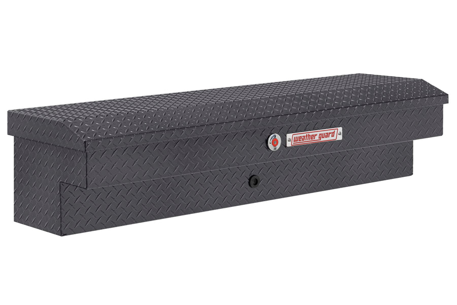 Weather Guard 56in Model 174-6-04 Lo-Side Box, Aluminum, Gunmetal Gray, 4.0 cu ft