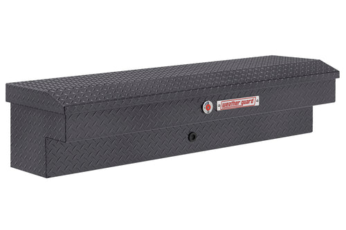 Weather Guard 56in Model 174-6-04 Lo-Side Box, Aluminum, Gunmetal Gray, 4.0 cu ft