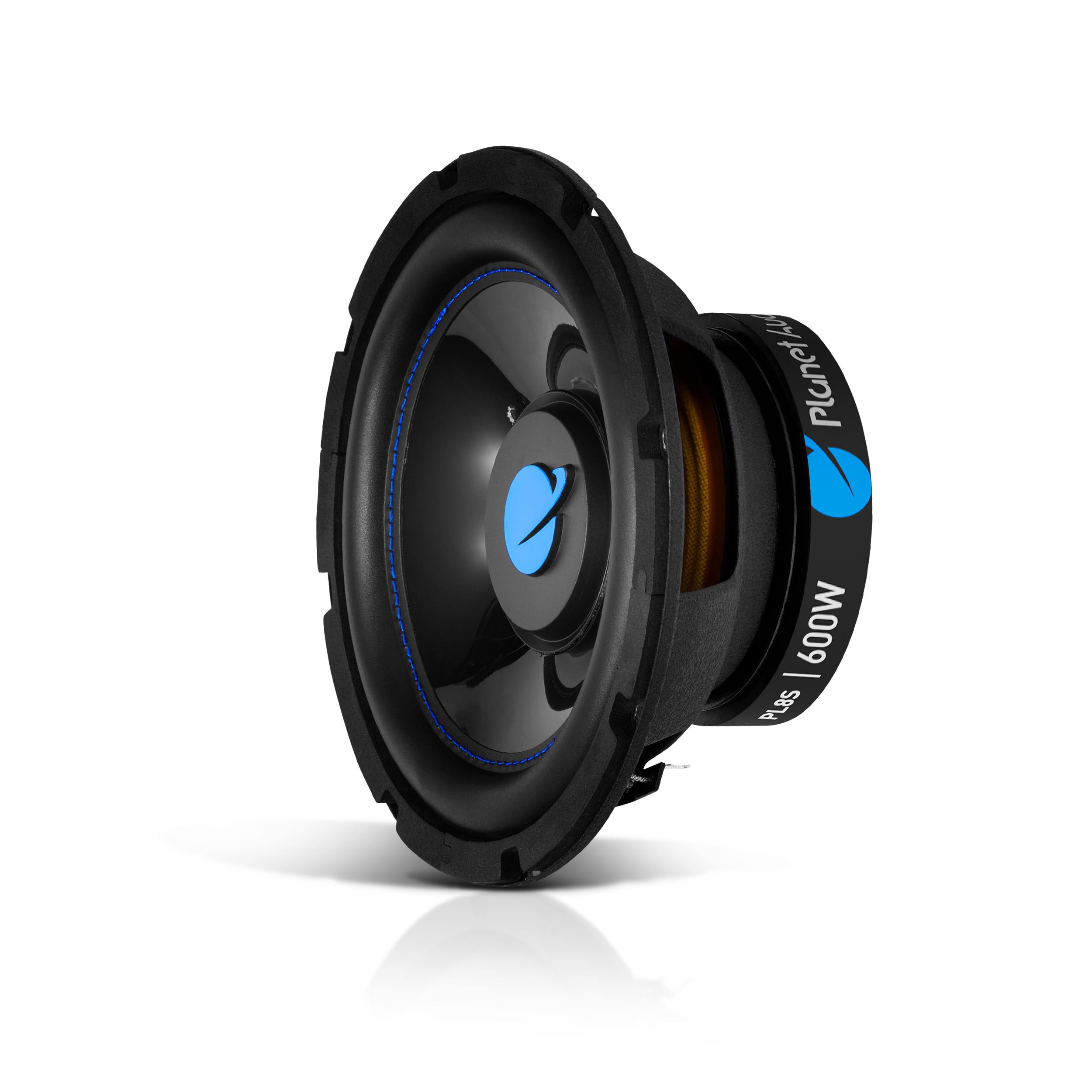 Planet Audio Anarchy Series PL8S 8 Inch Car Subwoofer - 600 Watts Max, Single 4 Ohm Voice Coil, Sold Individually, Hook Up to Amp