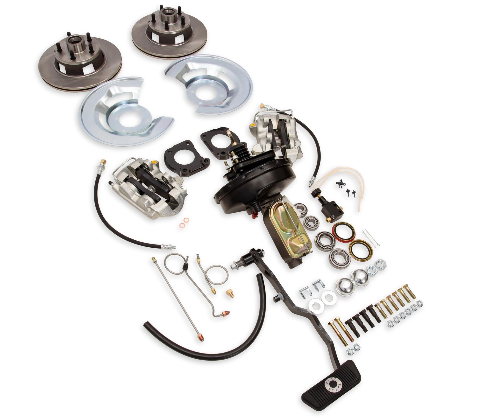 Power Front Disc Brake Conversion Kit Scott Drake DBC-A121-1-R