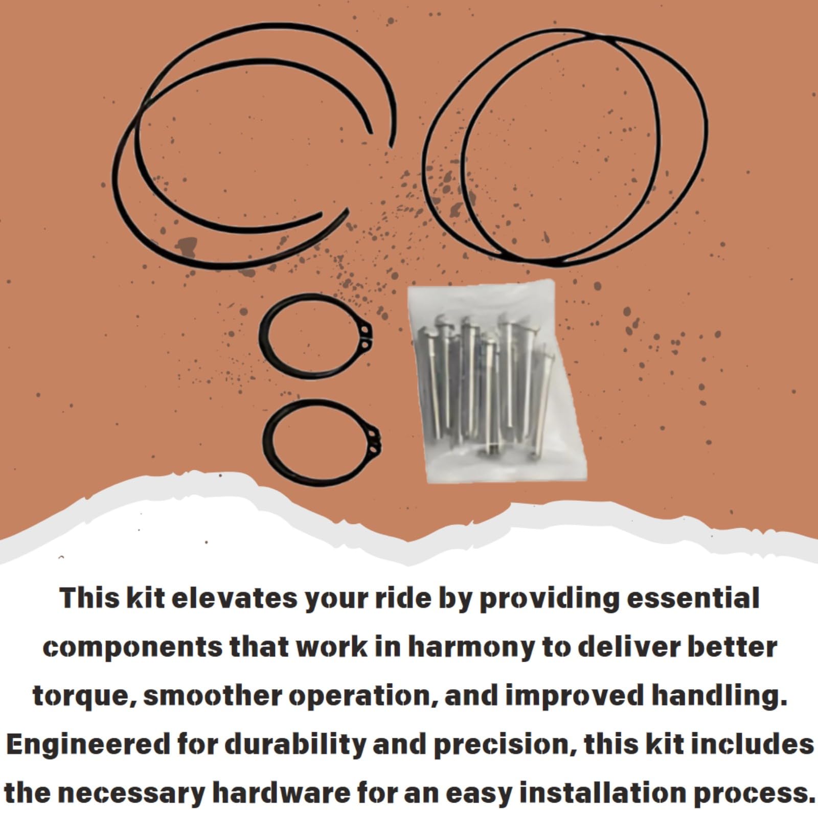 MILE MARKER Hubs Service Kit 402SK for 104 & 302 Hubs - Better Performance - Includes Necessary Hardware - Improved Handling - Smoother Operation - Engineered for Durability and Precision
