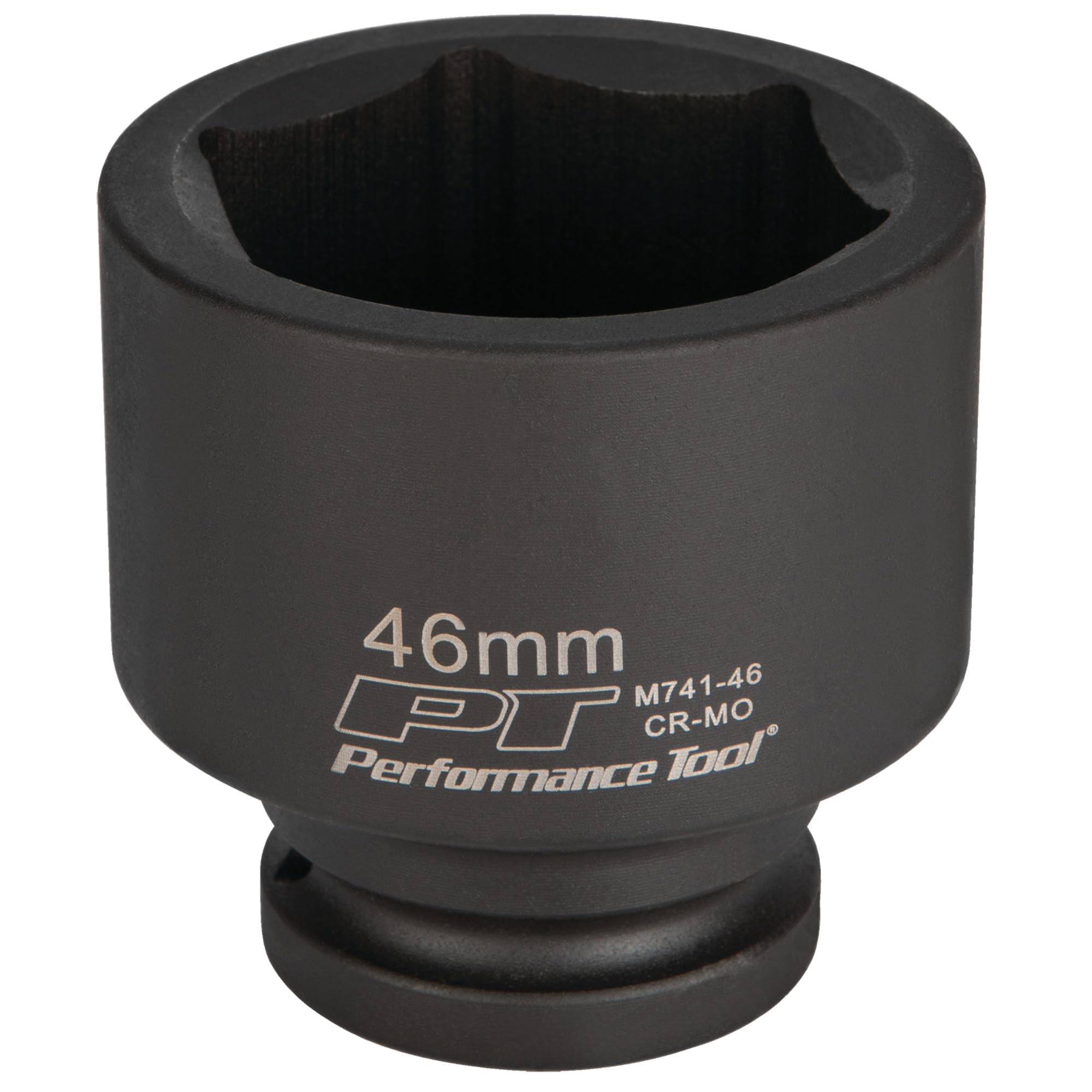 M741-46 Performance Tool 3/4 In Drive 46 MM Impact Socket for Heavy-Duty Automotive and Industrial Applications