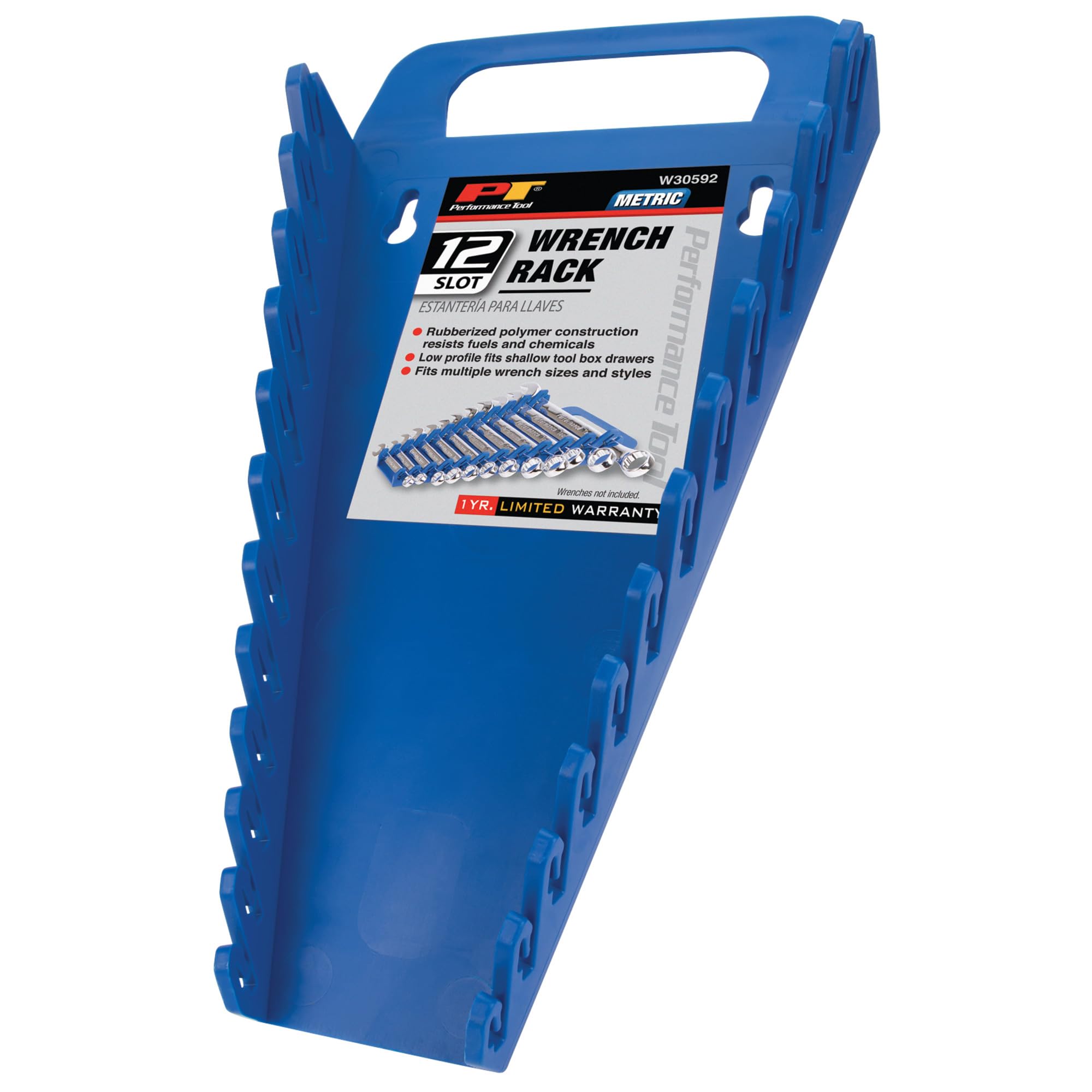 12 Slot Performance Tool W30592 Metric Wrench Rack
