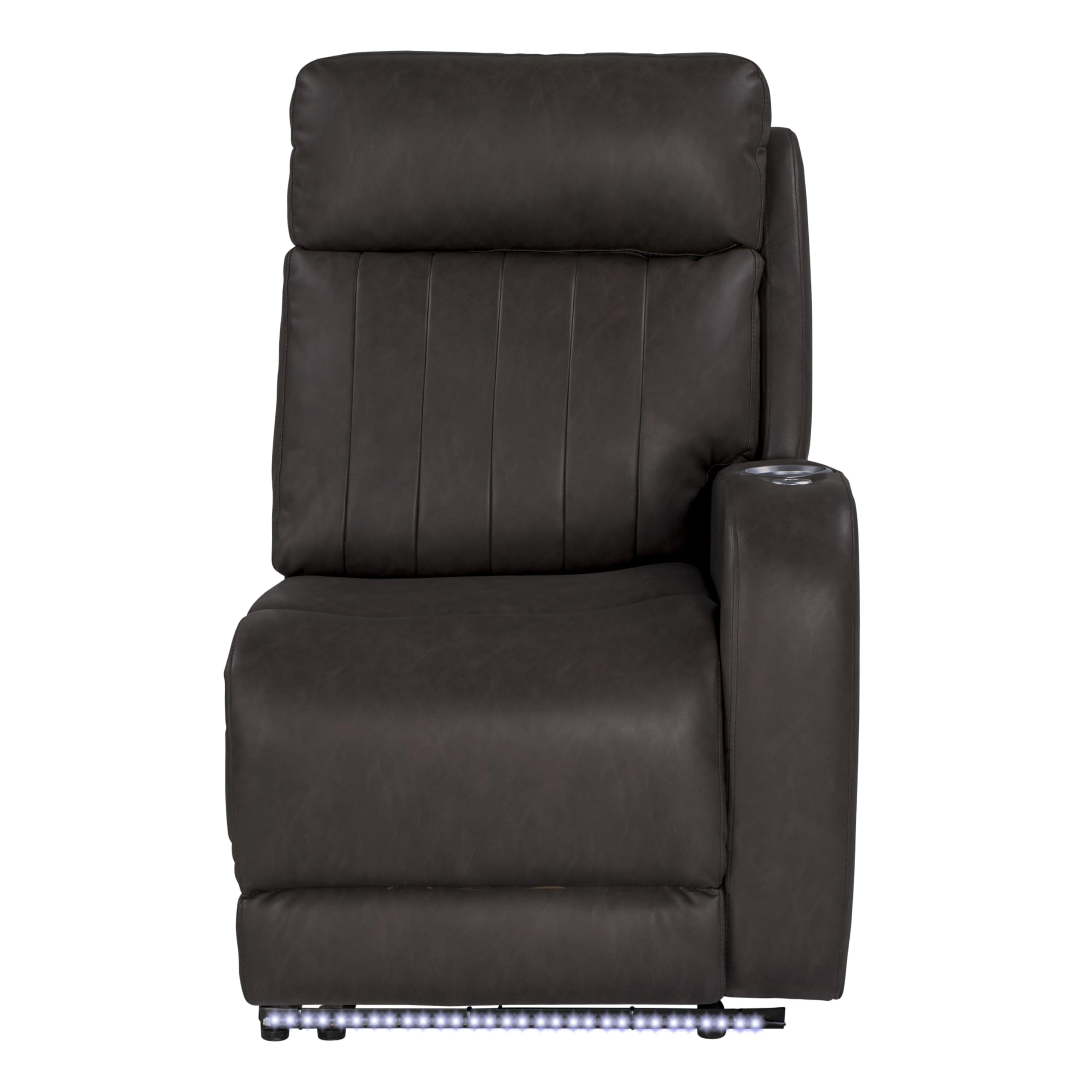 Thomas Payne® Luxury RV Theater Seating Seismic Series Recliner - Left Hand Configuration, Millbrae – Remote Control Power Recline, Massage and Lumbar – Power Port Accessory Compatible – 2020129321