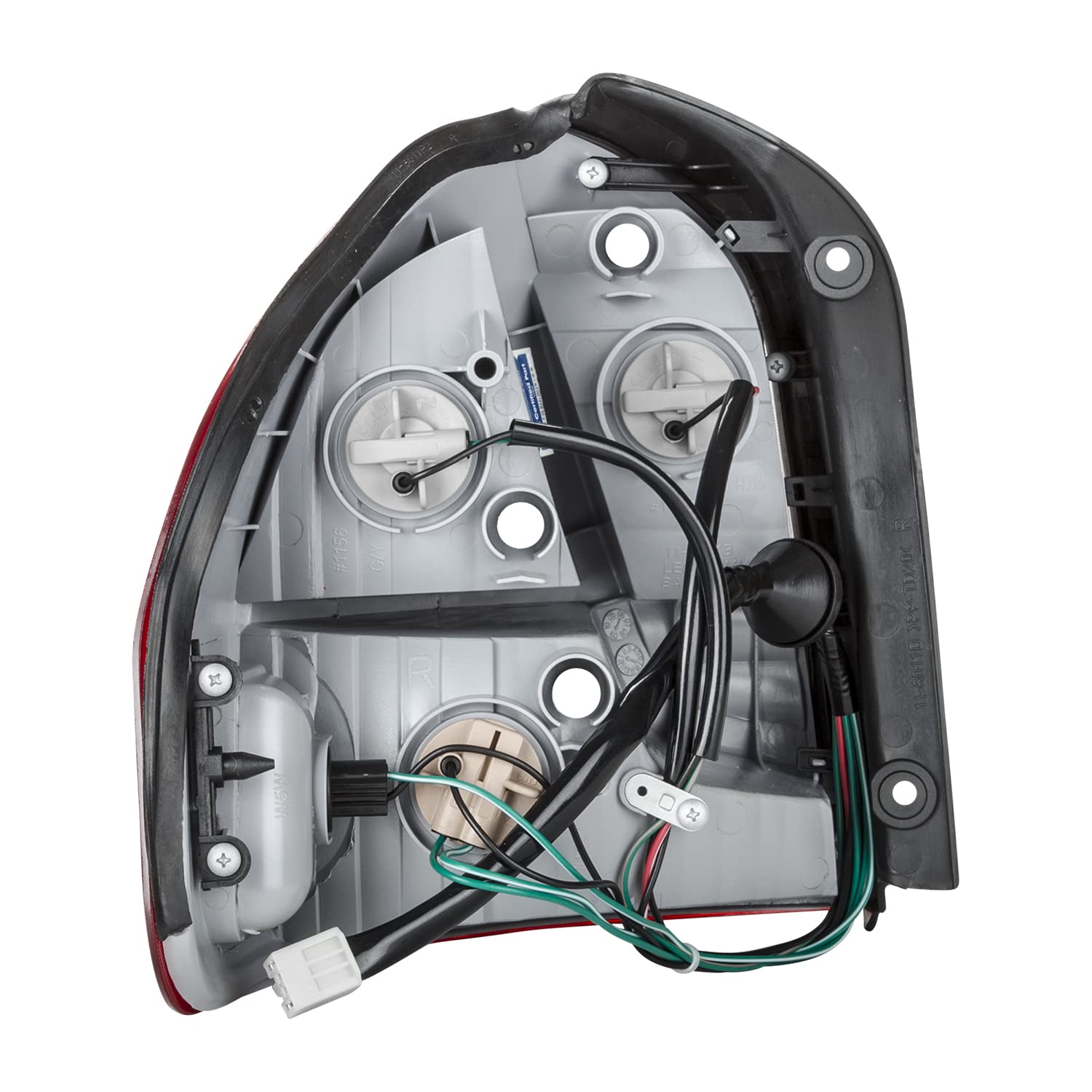 Right TYC Tail Light Assembly Compatible with 2001-2004 Hyundai Santa Fe