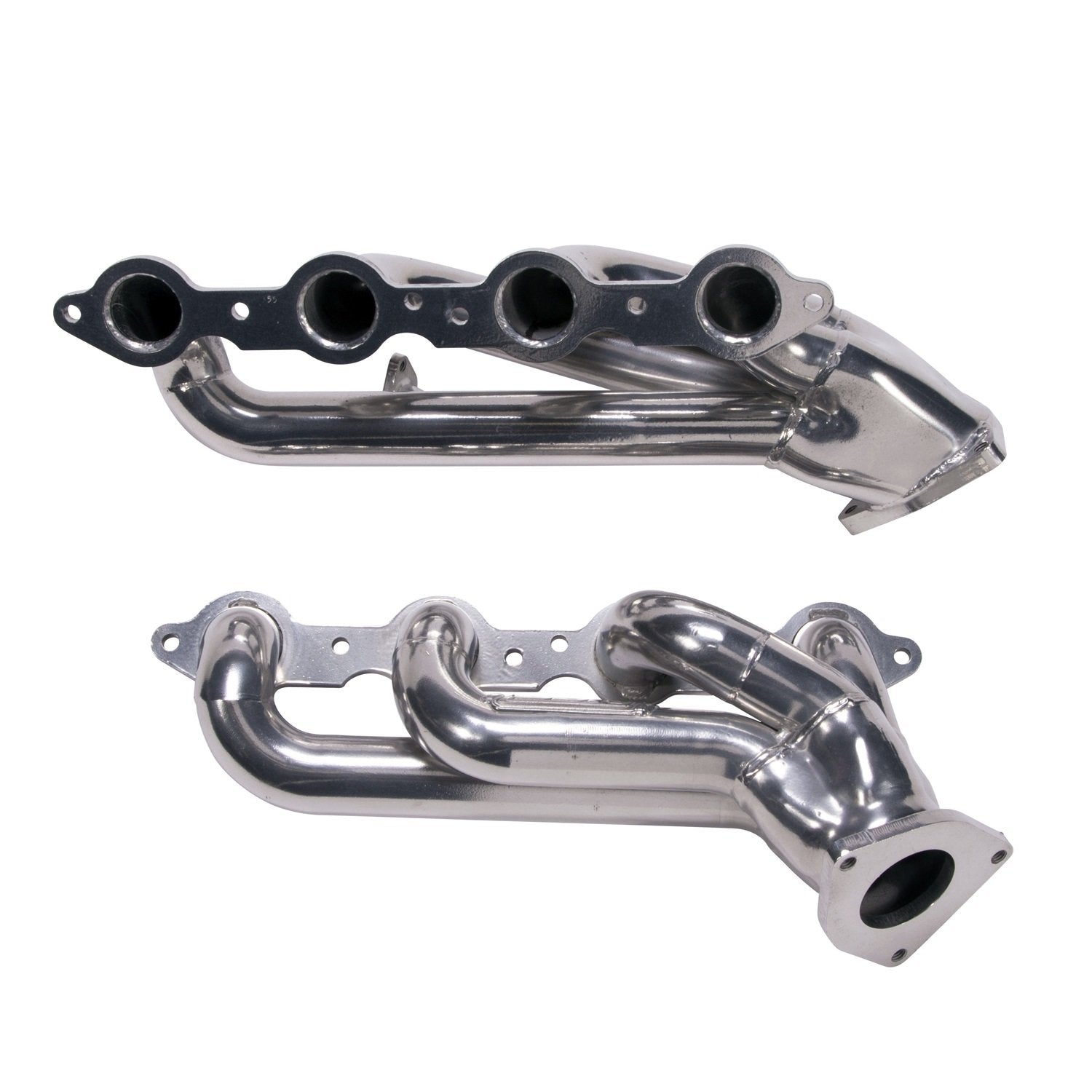 1-3/4" BBK Shorty Tuned Length Performance Exhaust Headers for GM Truck And SUV 6.0L - Polished Silver Ceramic Finish