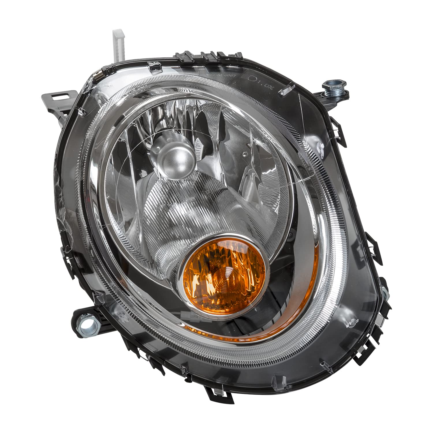 Right TYC Headlight Assembly Compatible with 2007-2013 Mini Mini Cooper