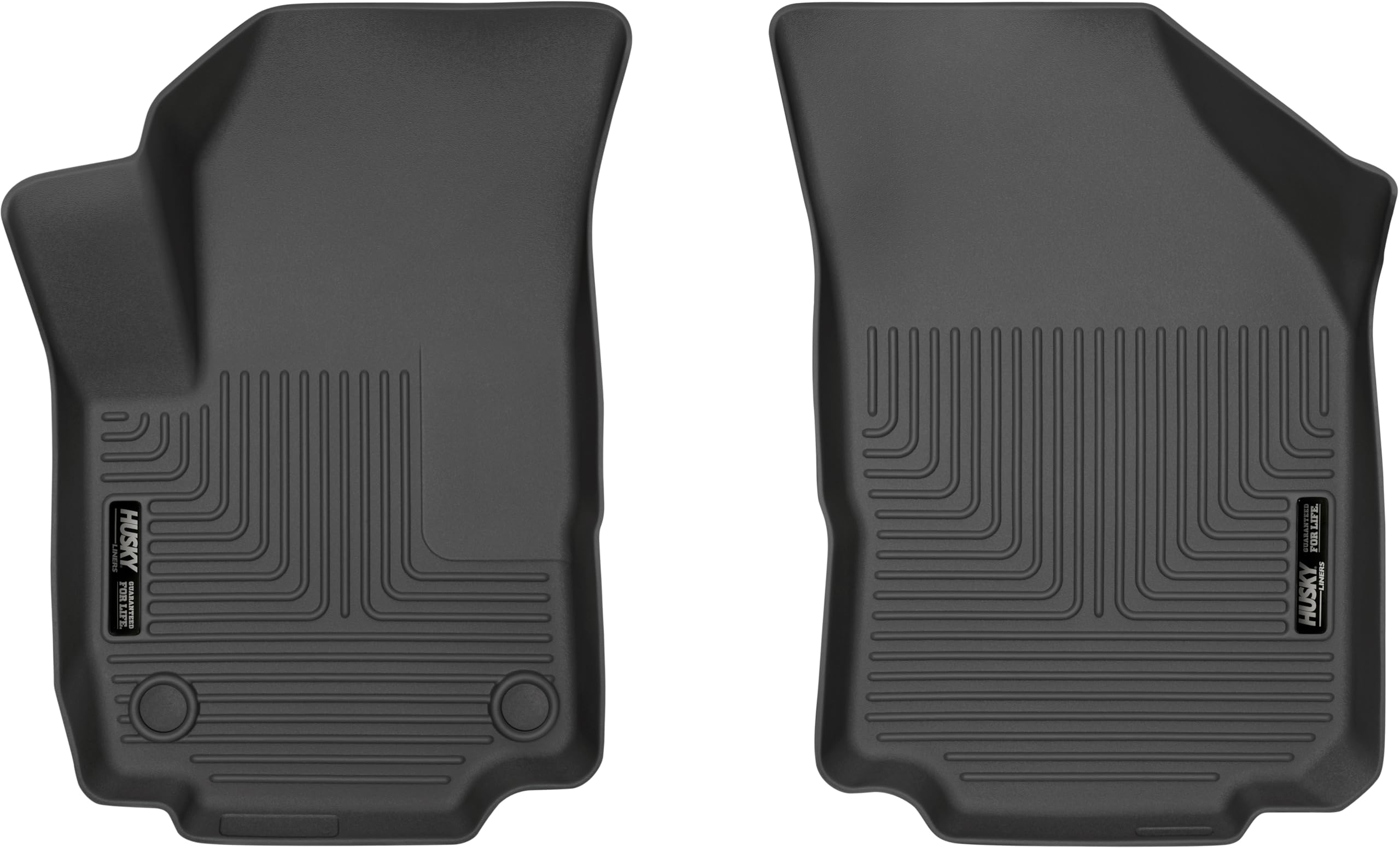Weatherbeater Husky Liners Floor Mats | Fits 2018-2024 Chevrolet Equinox | Front Row, 2-pc Black - 13591