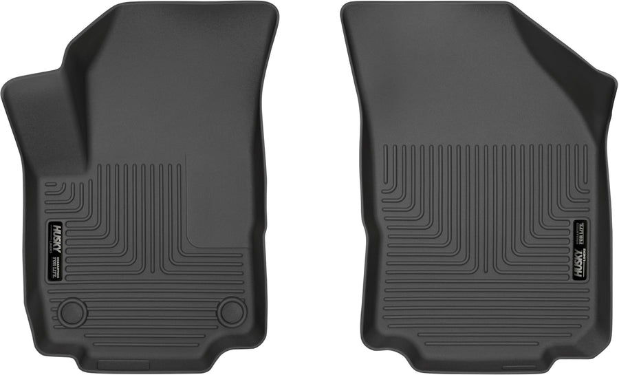 Weatherbeater Husky Liners Floor Mats | Fits 2018-2024 Chevrolet Equinox | Front Row, 2-pc Black - 13591