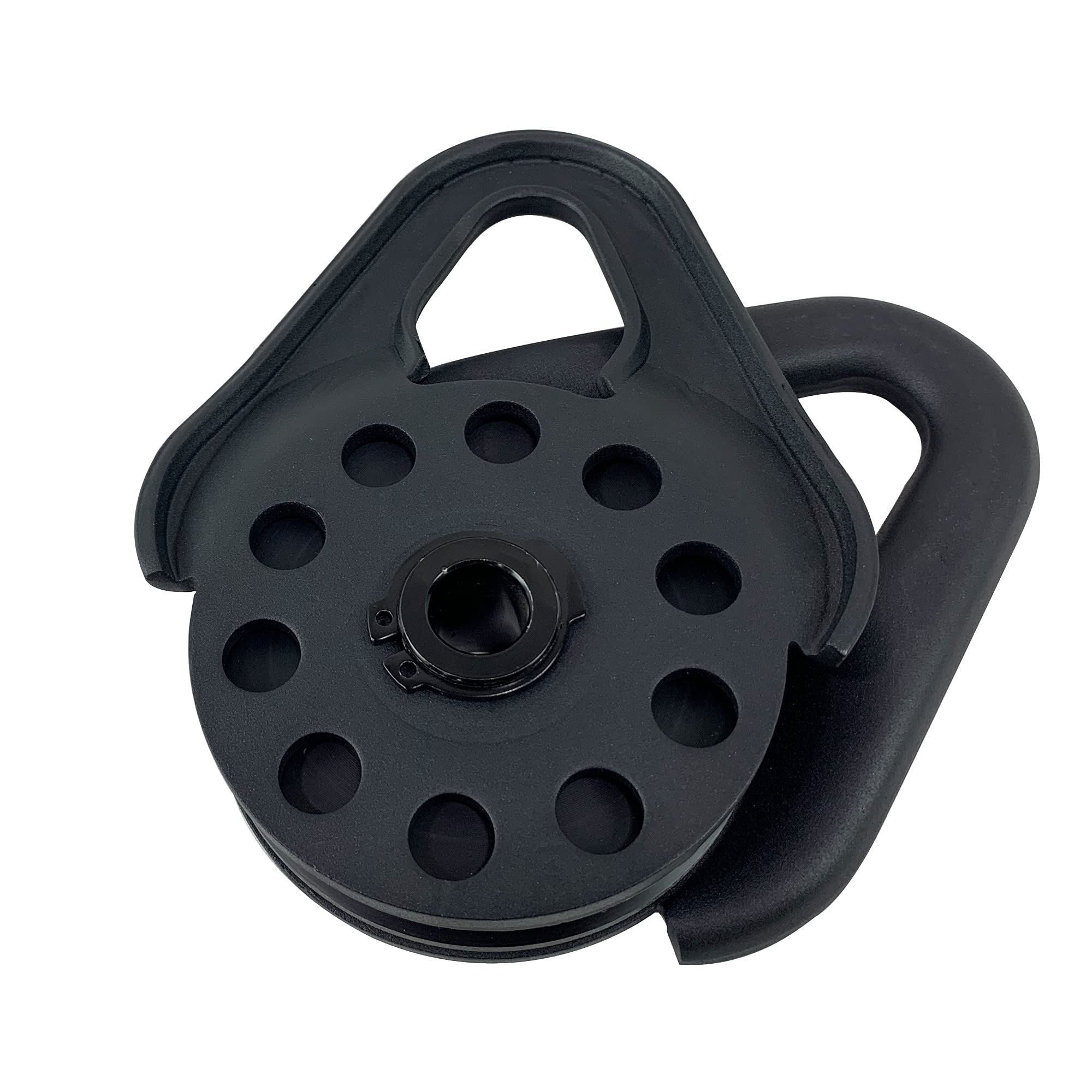 Heavy Duty Overland Vehicle Systems Snatch Block 20,000lb - Universal for use with Truck, SUV, Tractor, ATV, or UTV - 20,000lb Working Load and 40,000lb Breaking Strength
