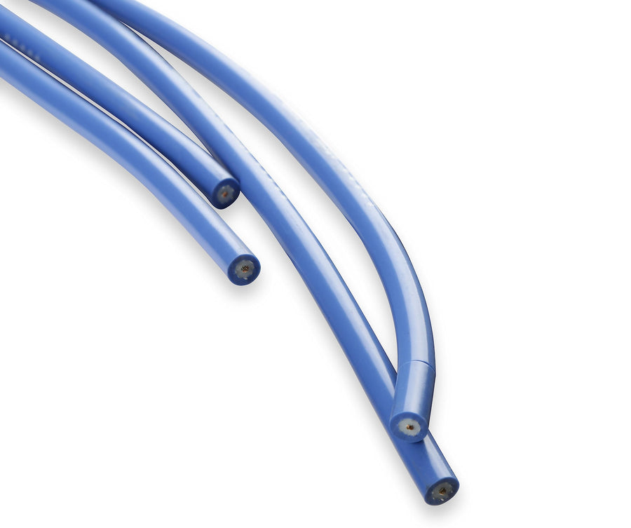 Spark Plug Wire Set ACCEL 4039B - Super Stock Copper Core 8mm - 90 Deg. Boots - Blue